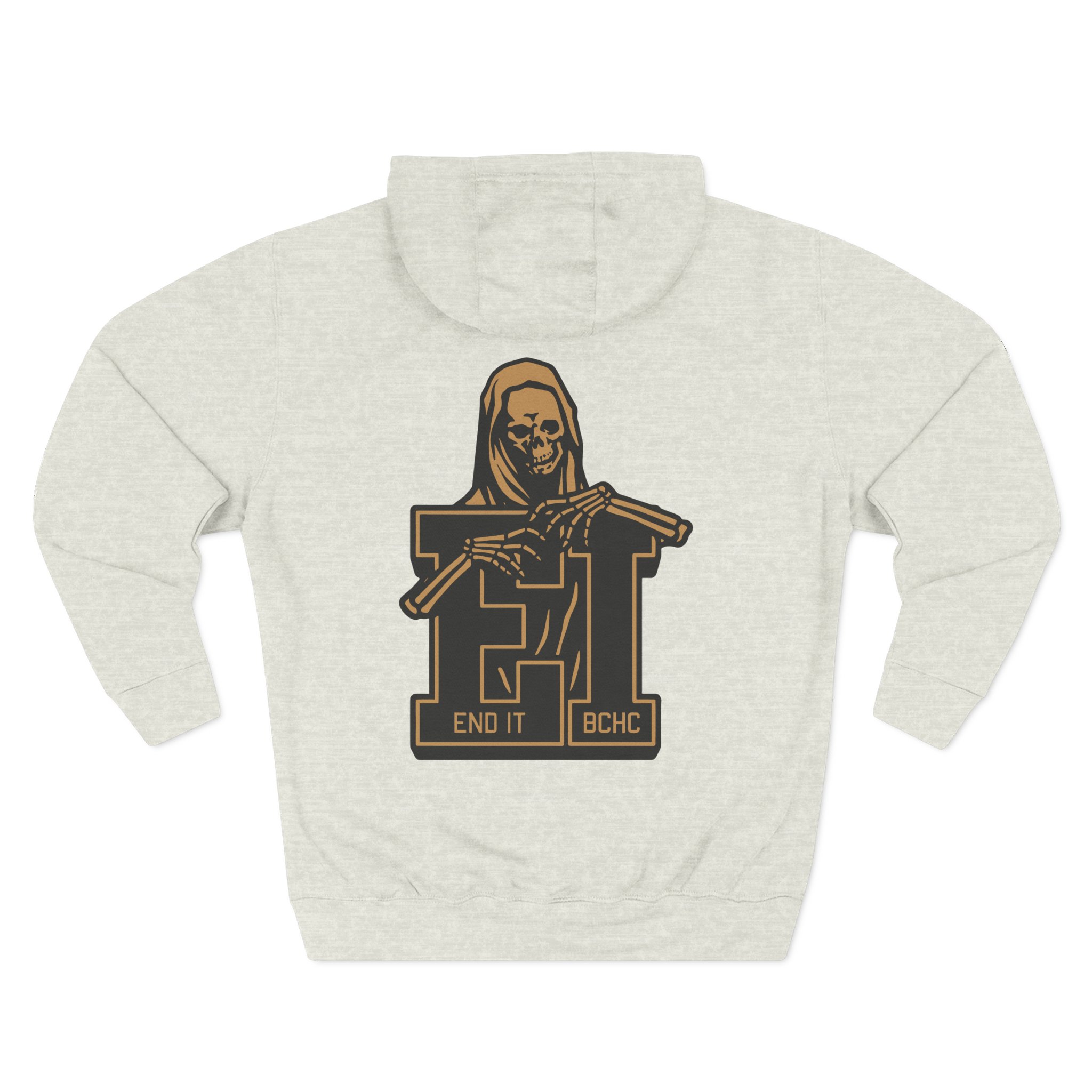 End It Bchc Reaper Emblem Three-Panel Fleece Hoodie