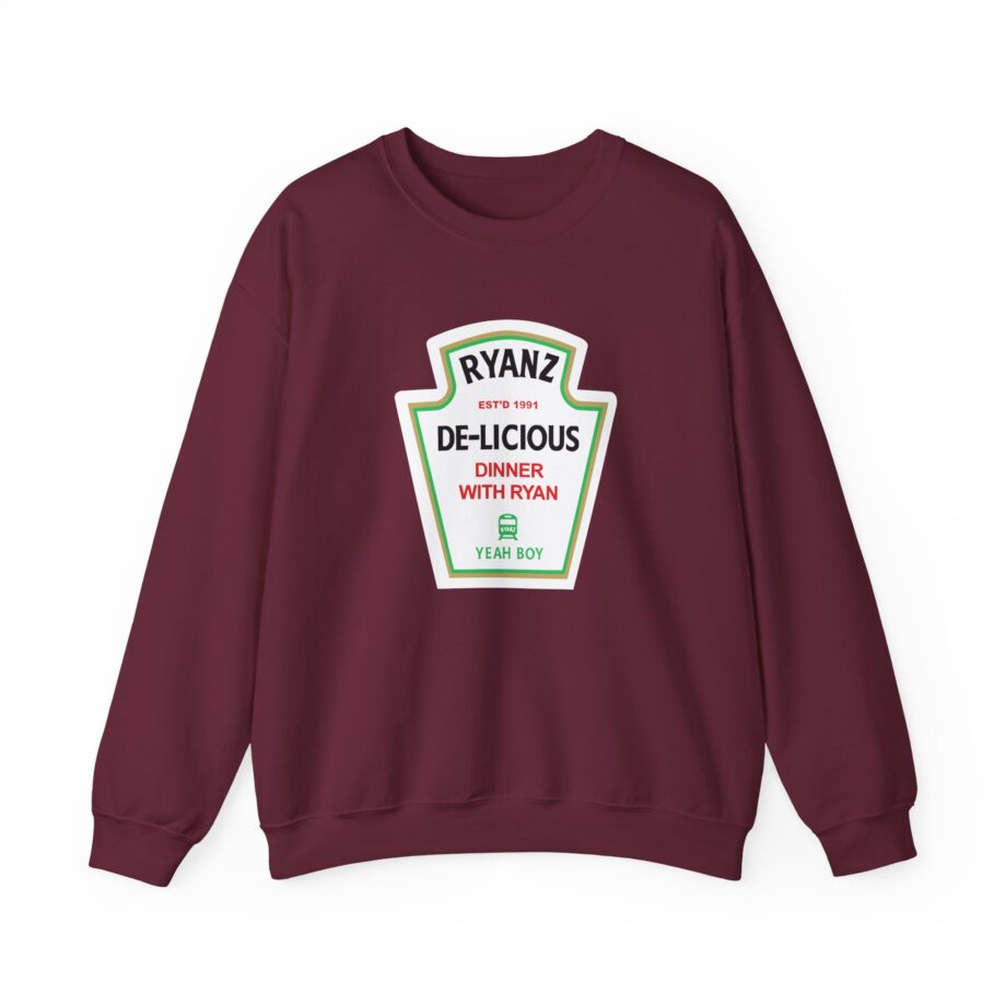 Ryan Windridge De-lecious Dinner Unisex Heavy Blend™ Crewneck Sweatshirt