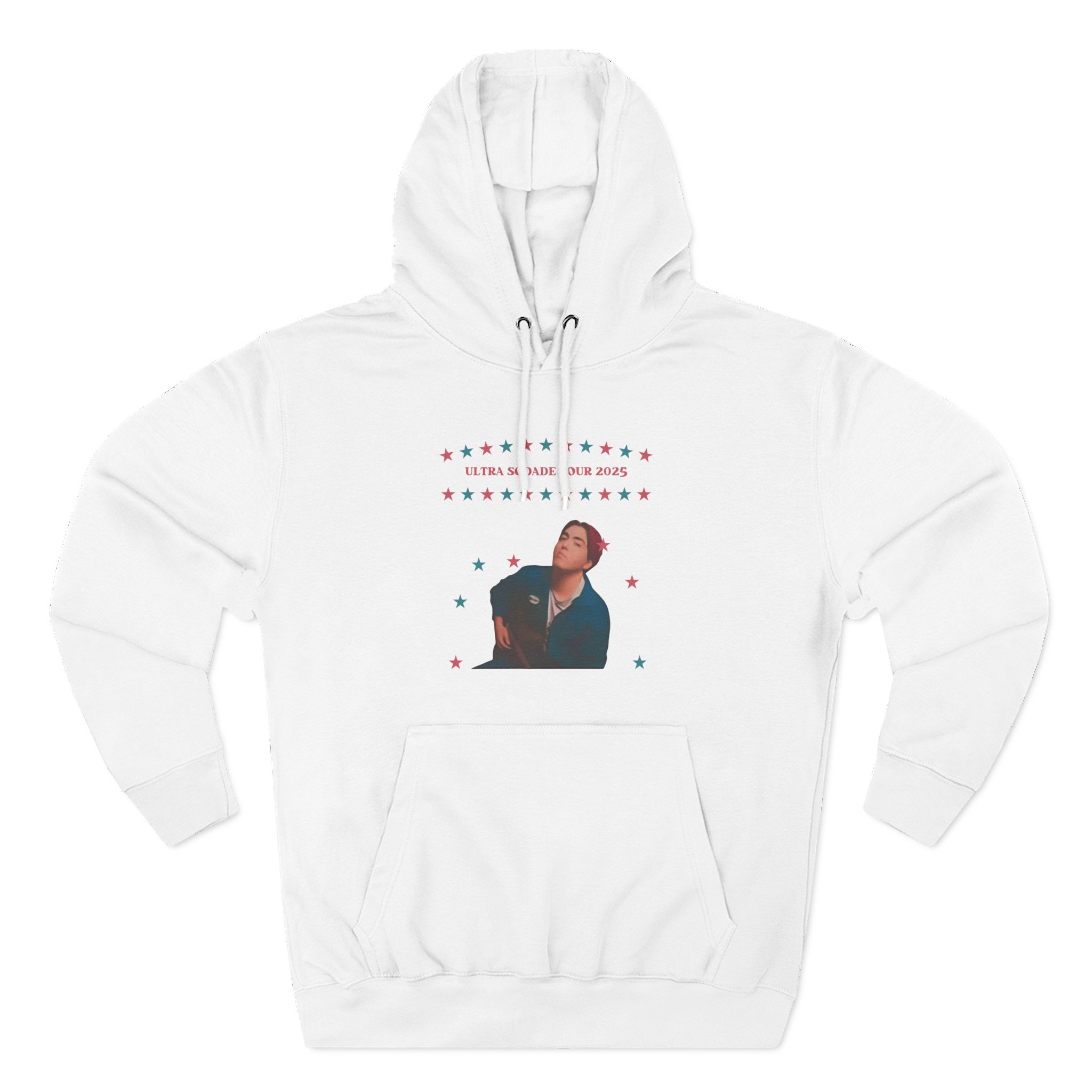 Kevin Kaarl Ultra Sodade Three-Panel Fleece Hoodie