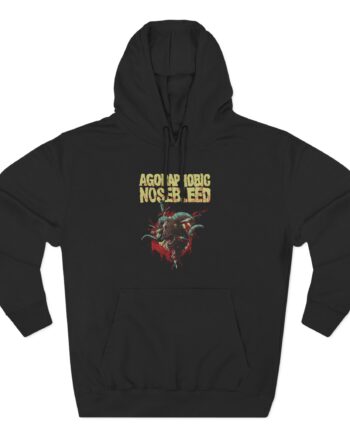 Three-Panel Fleece Hoodie