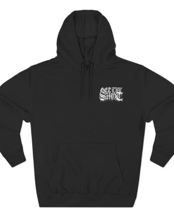 Get the Shot Death to Oppressors Three-Panel Fleece Hoodie