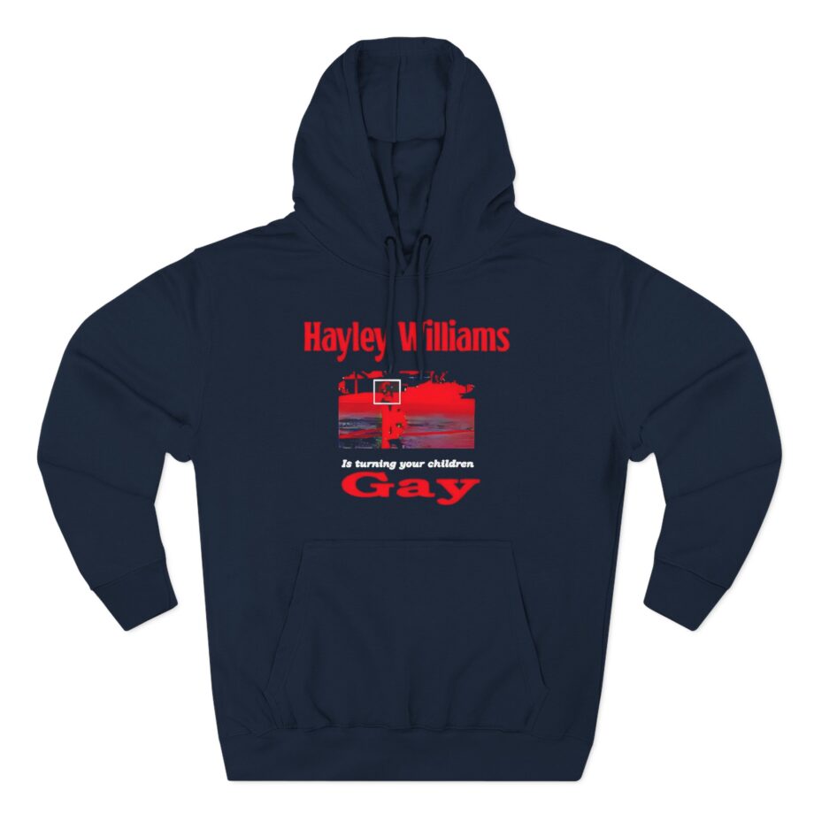 Hayley Williams Turning Your Children Gay Three-Panel Fleece Hoodie