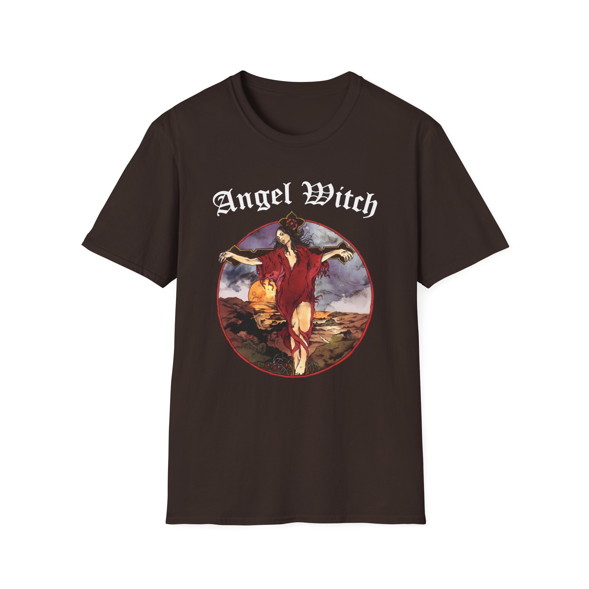 Angel Witch Burn The White Witch Unisex Softstyle T-Shirt