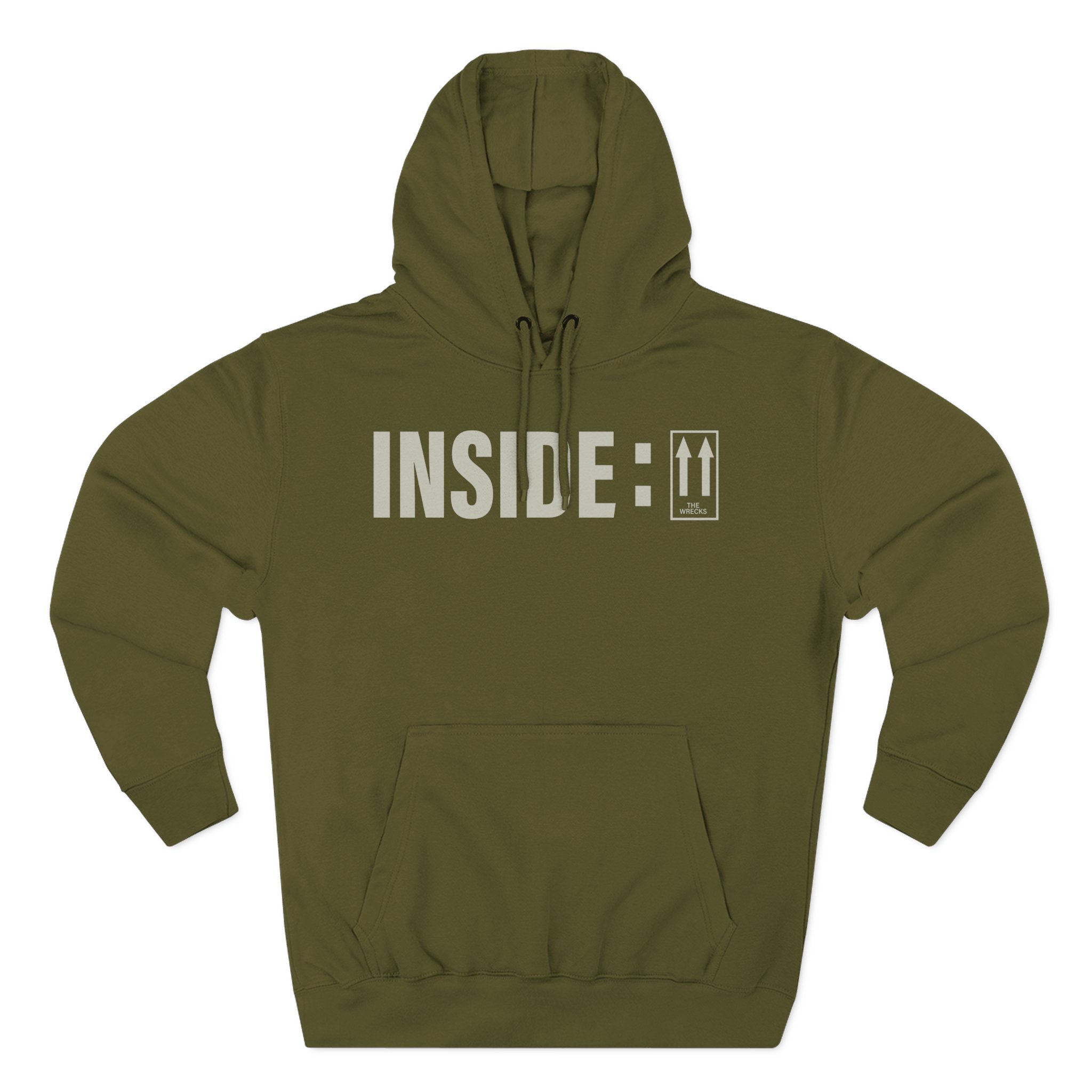 The Wrecks INSIDE Three-Panel Fleece Hoodie