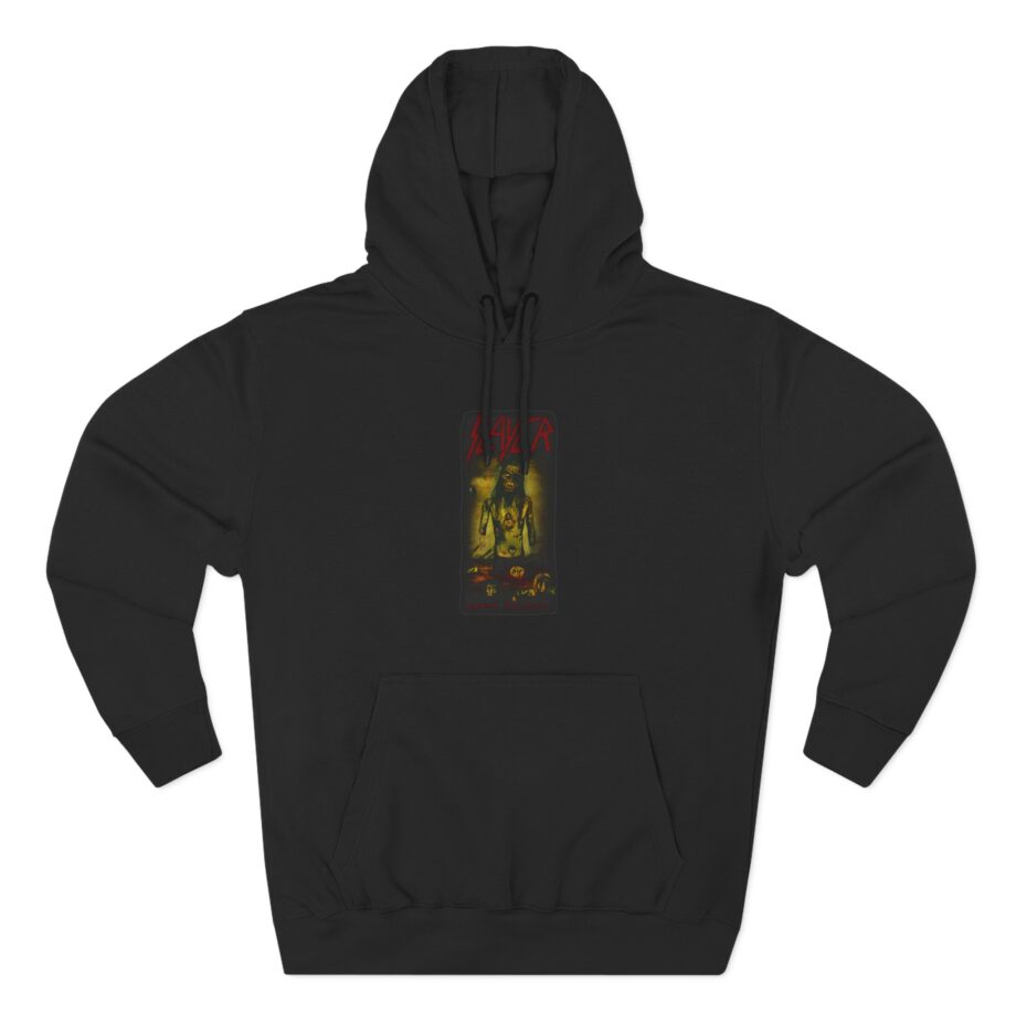 Slayer Christ Illusion Muscle Three-Panel Fleece Hoodie