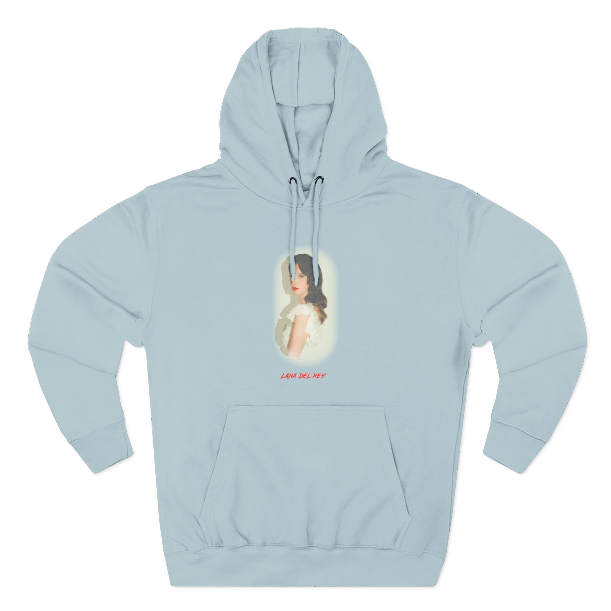 Lanadelrey Indio Portrait Three-Panel Fleece Hoodie