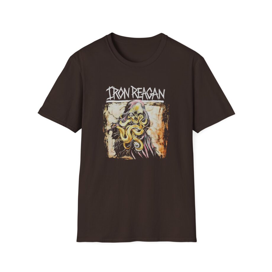 Iron Reagan Tentacle Skull Unisex Softstyle T-Shirt