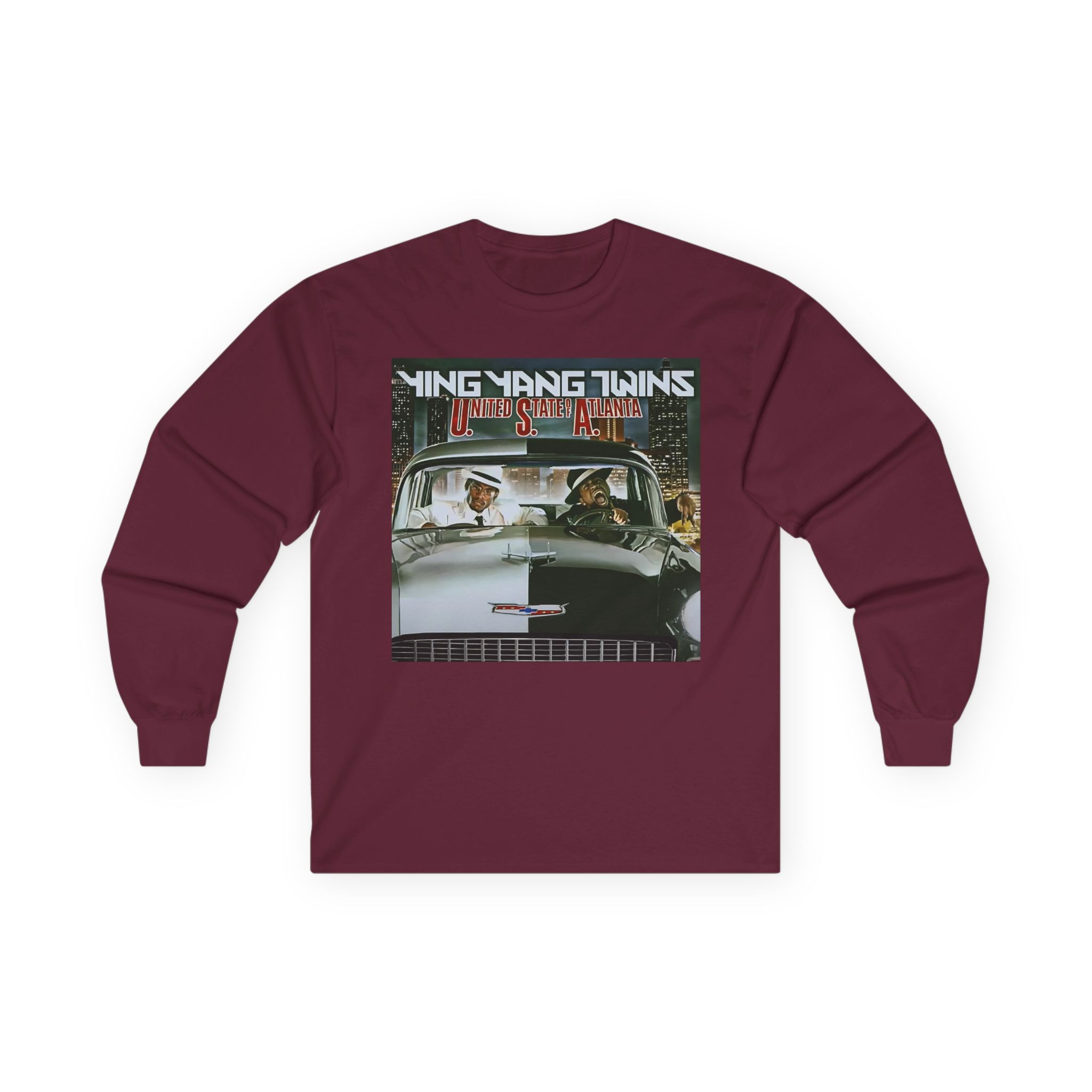 Ying Yang Twins United State Of Atlanta Album Cover Unisex Ultra Cotton Long Sleeve Tee