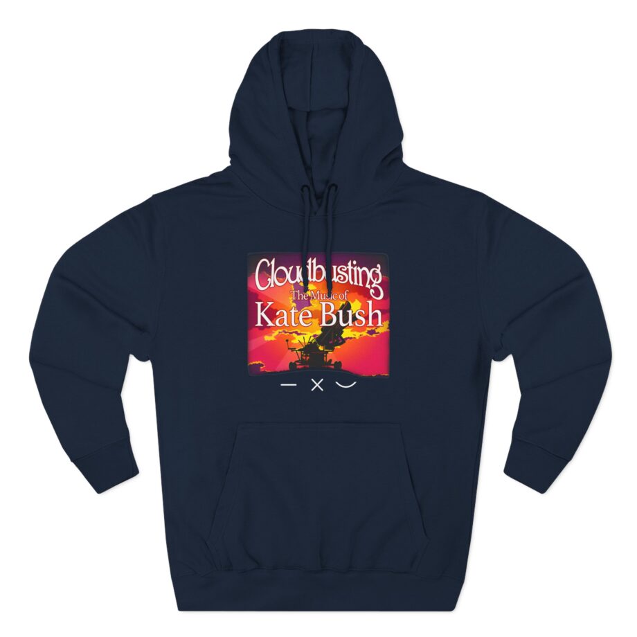 Kate Bush Line Cross Curve Three-Panel Fleece Hoodie