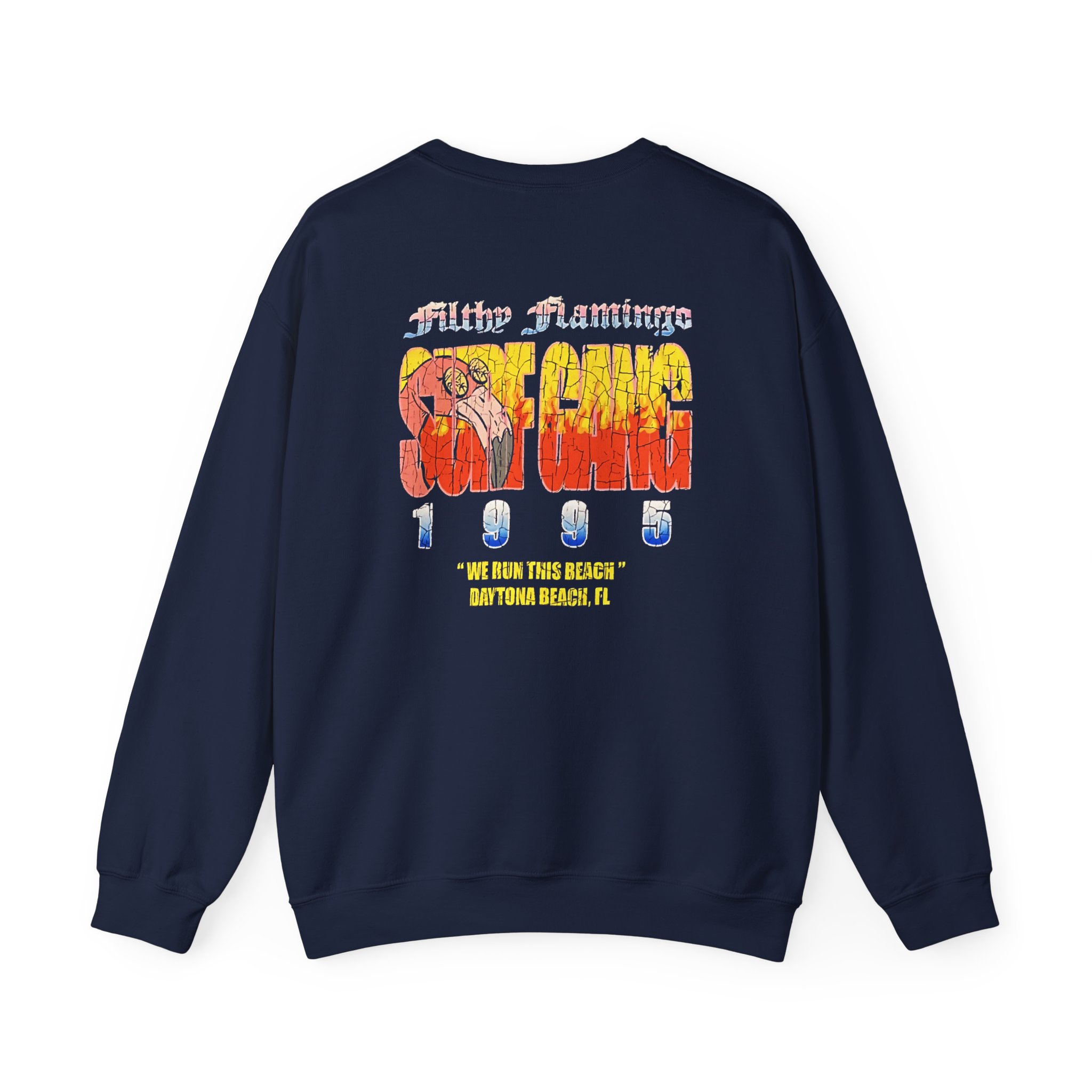Surf Gang Filthy Flamingo Unisex Heavy Blendâ„¢ Crewneck Sweatshirt
