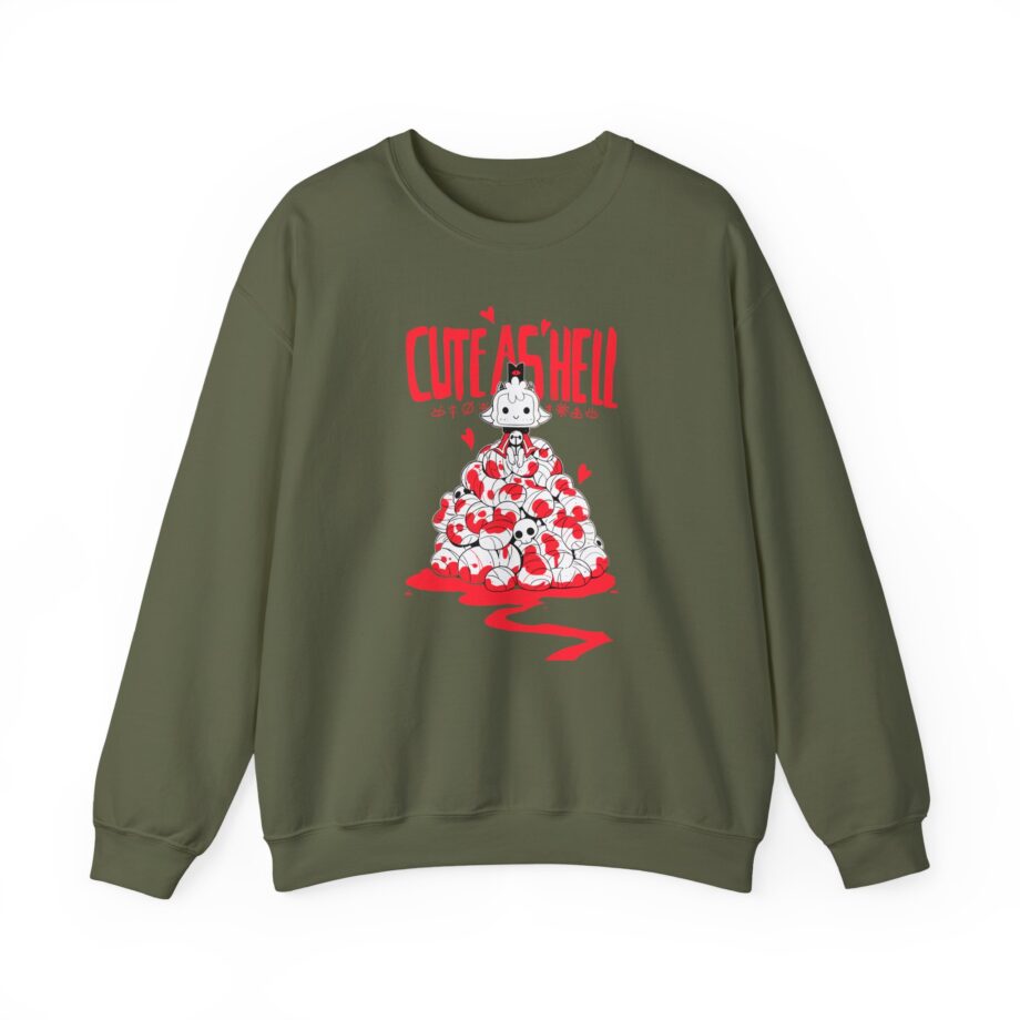Cult of the Lamb Cute as Hell Unisex Heavy Blend™ Crewneck Sweatshirt