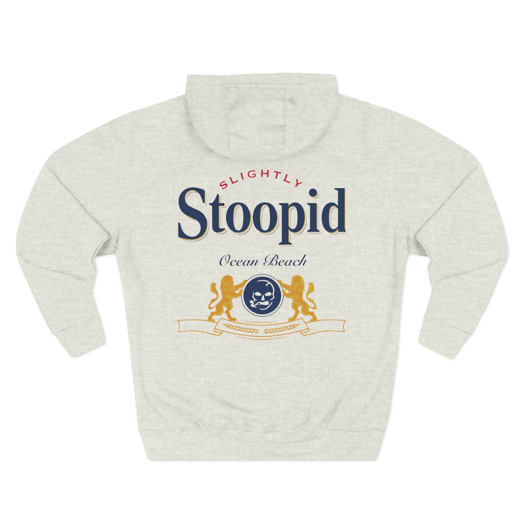 Slightly Especial Three-Panel Fleece Hoodie