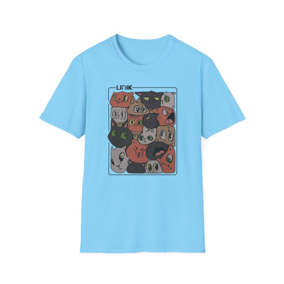 Lirik Squished Cat Jar Unisex Softstyle T-Shirt