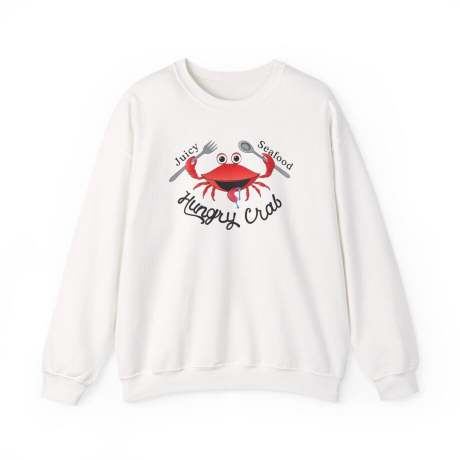 Hungry Box Hungry Crab Juicy Seafood Unisex Heavy Blend™ Crewneck Sweatshirt