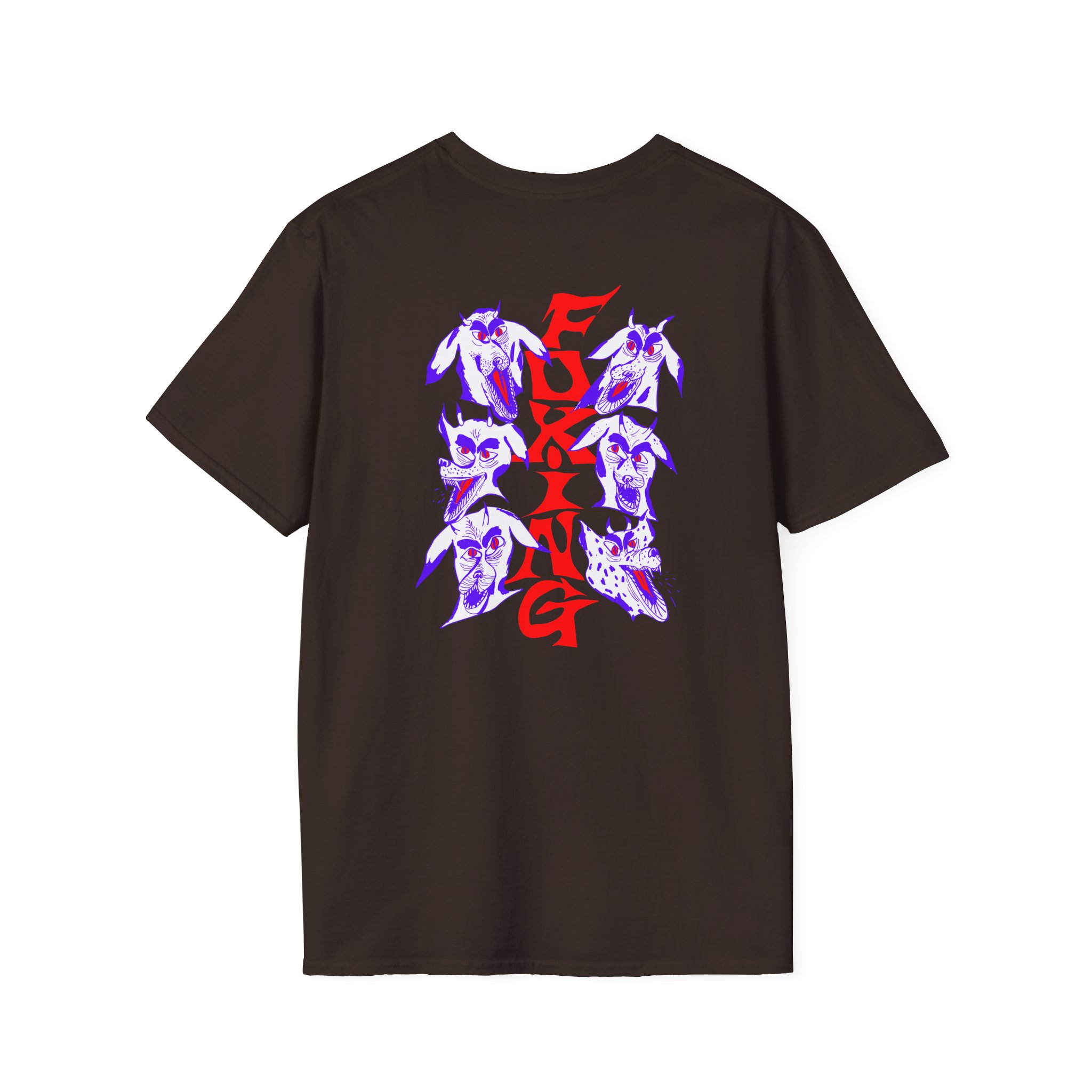 Foxing Devil Dogs Unisex Softstyle T-Shirt