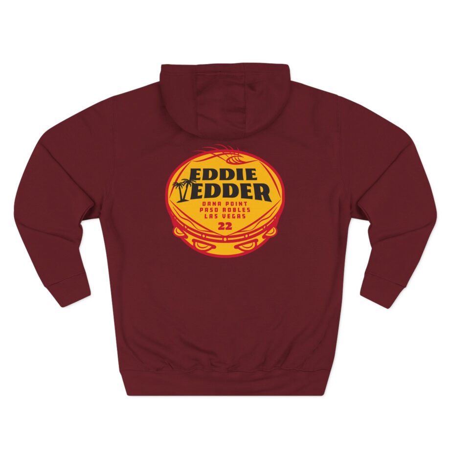 Eddie Vedder Tambourine Three-Panel Fleece Hoodie