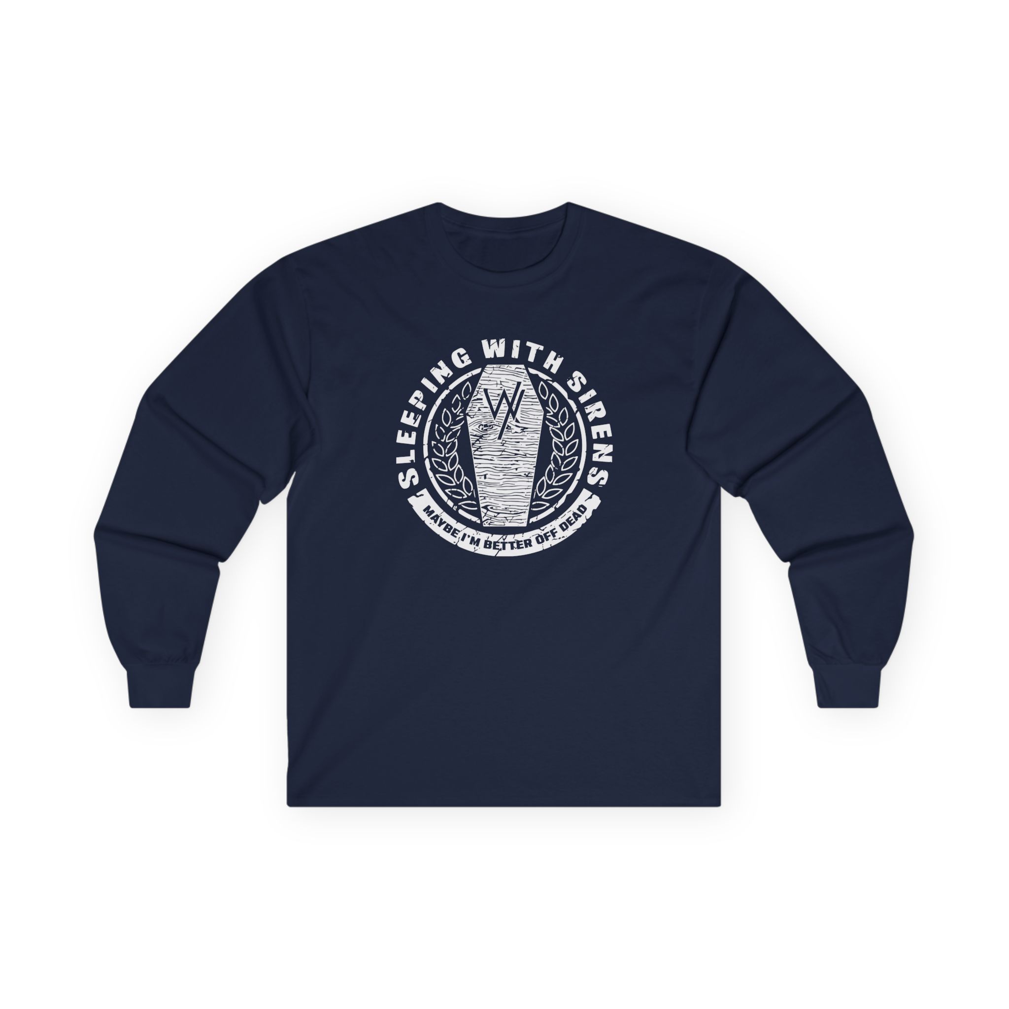 Sleeping With Sirens Coffin Unisex Ultra Cotton Long Sleeve Tee