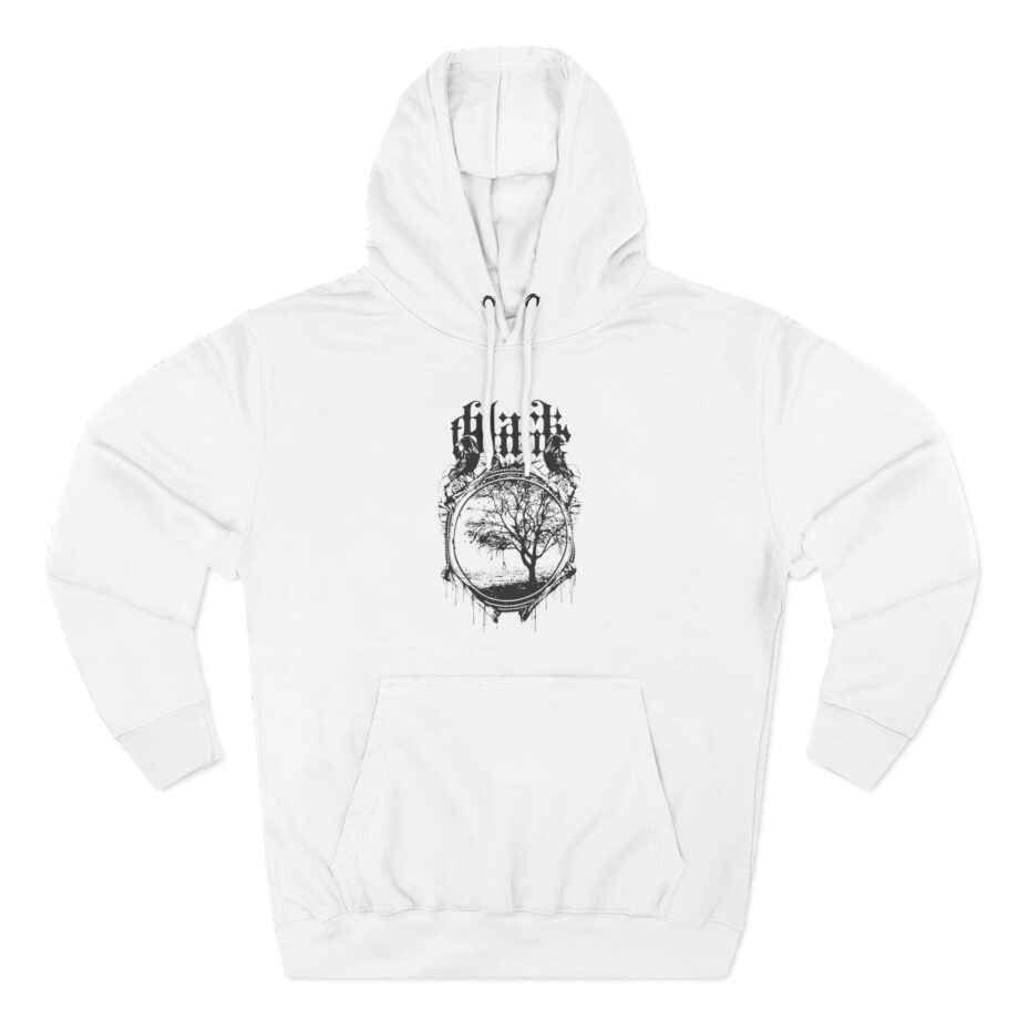 Black Tongue Murder Of Crows Three-Panel Fleece Hoodie