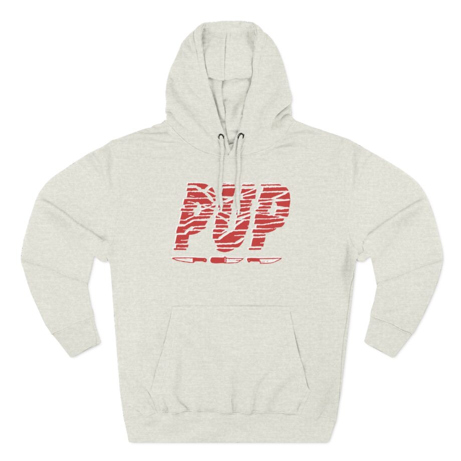 Pup Logo Three-Panel Fleece Hoodie