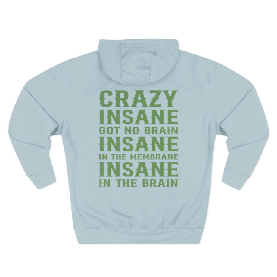 Cypress Hill Crazy Insane OG Skull N Compass Three-Panel Fleece Hoodie