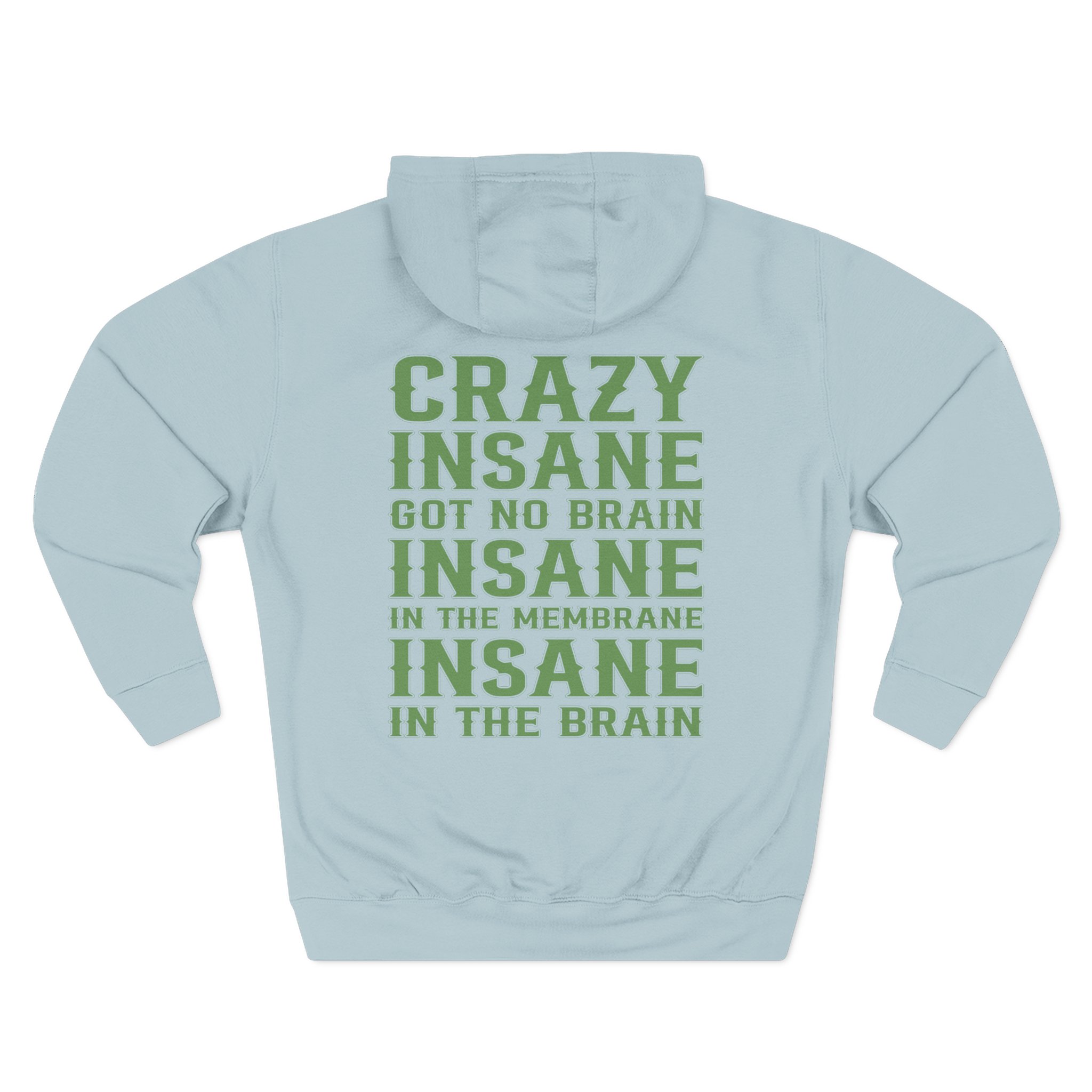 Cypress Hill Crazy Insane OG Skull N Compass Three-Panel Fleece Hoodie