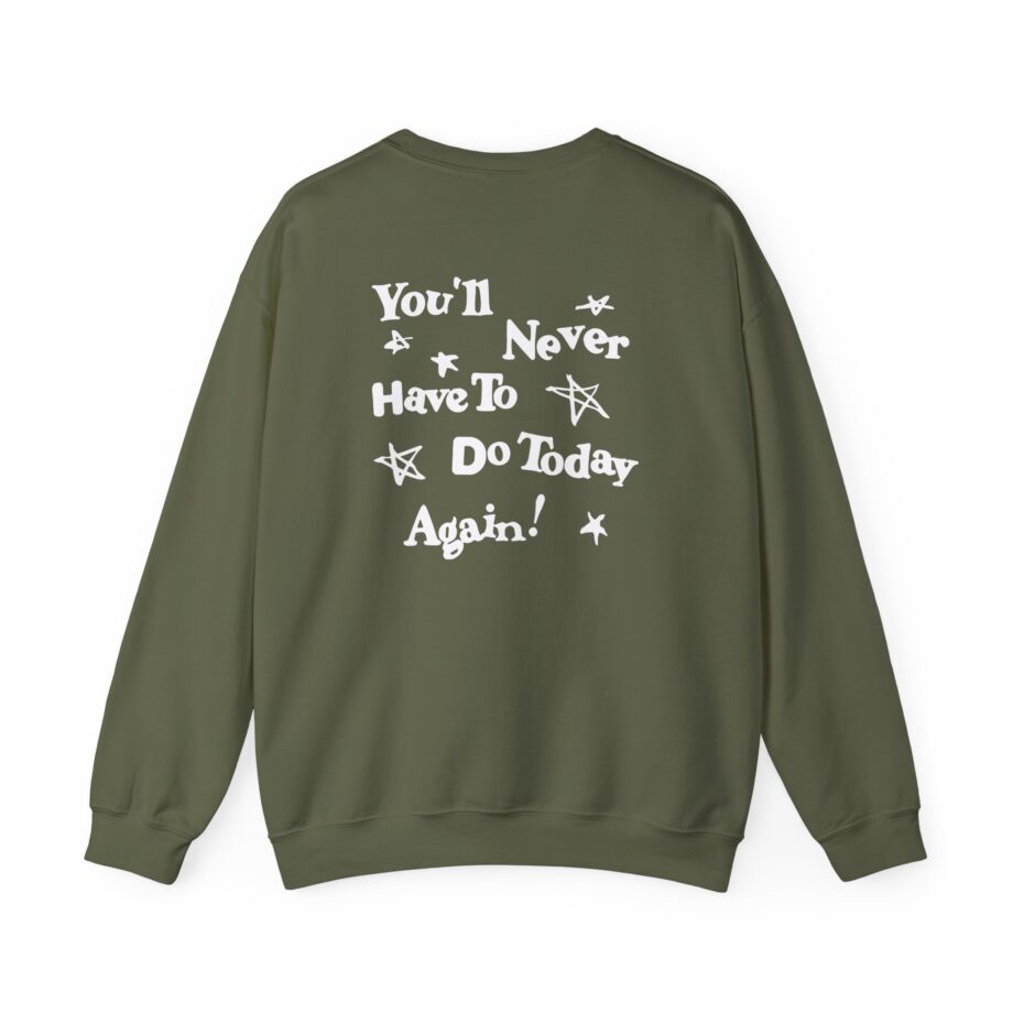 Alex Warren You’ll Never Have to Do Today Again Unisex Heavy Blend™ Crewneck Sweatshirt