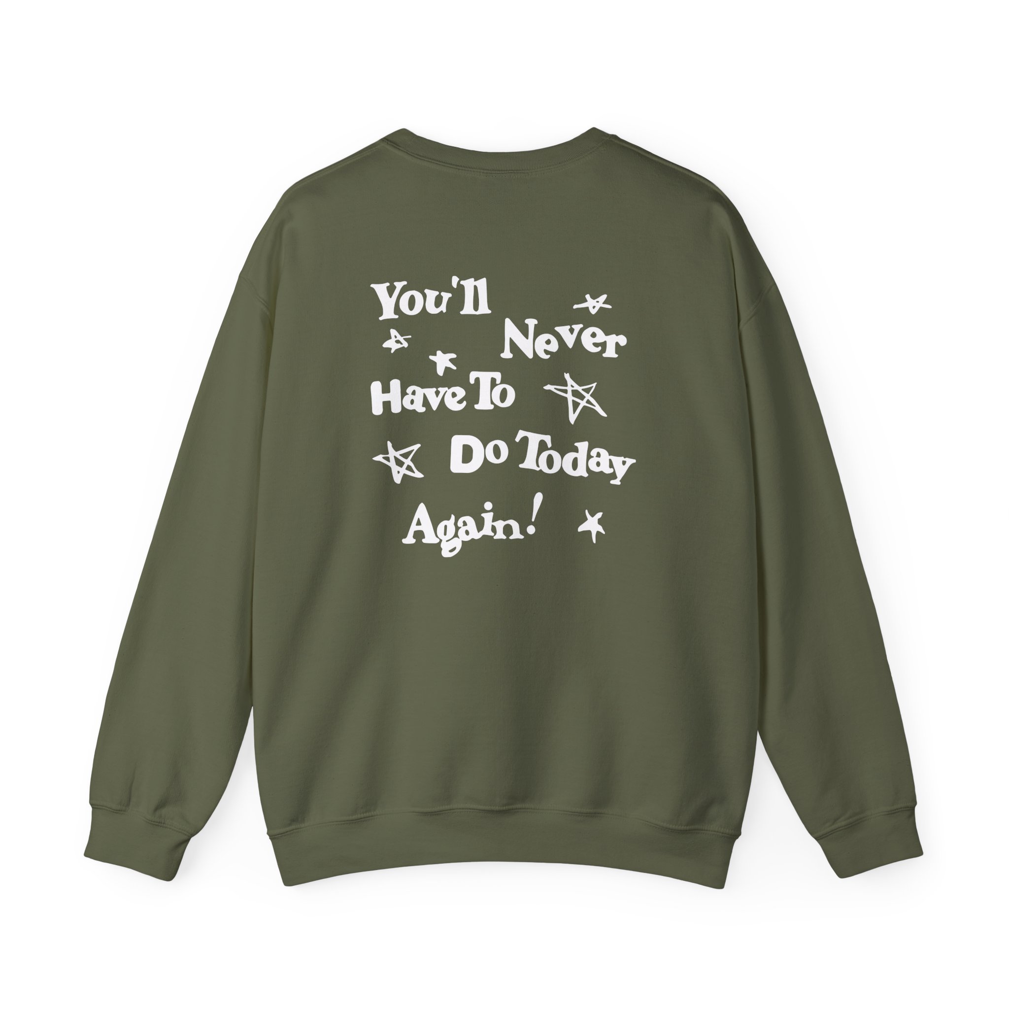 Alex Warren You’ll Never Have to Do Today Again Unisex Heavy Blend™ Crewneck Sweatshirt