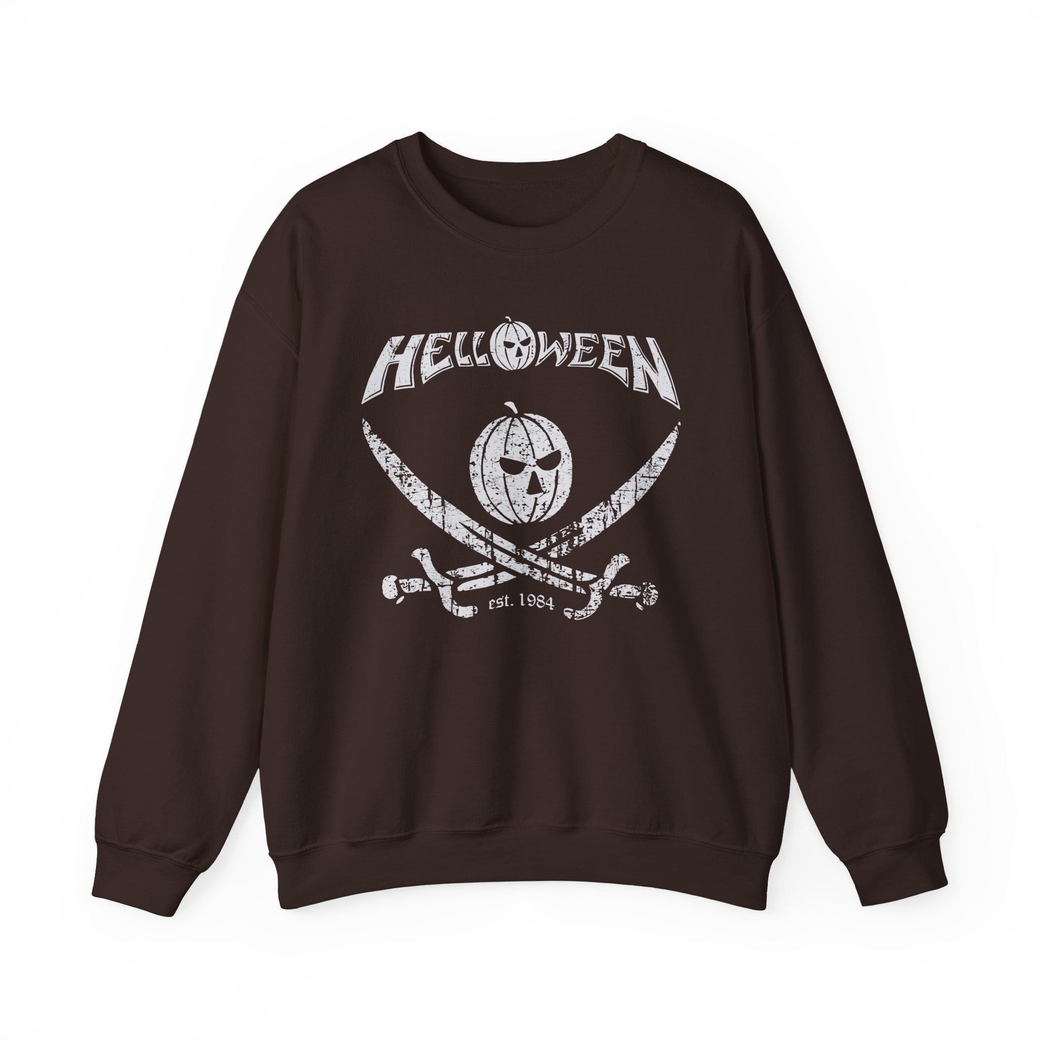 Helloween Pirate Pumpkin Unisex Heavy Blendâ„¢ Crewneck Sweatshirt