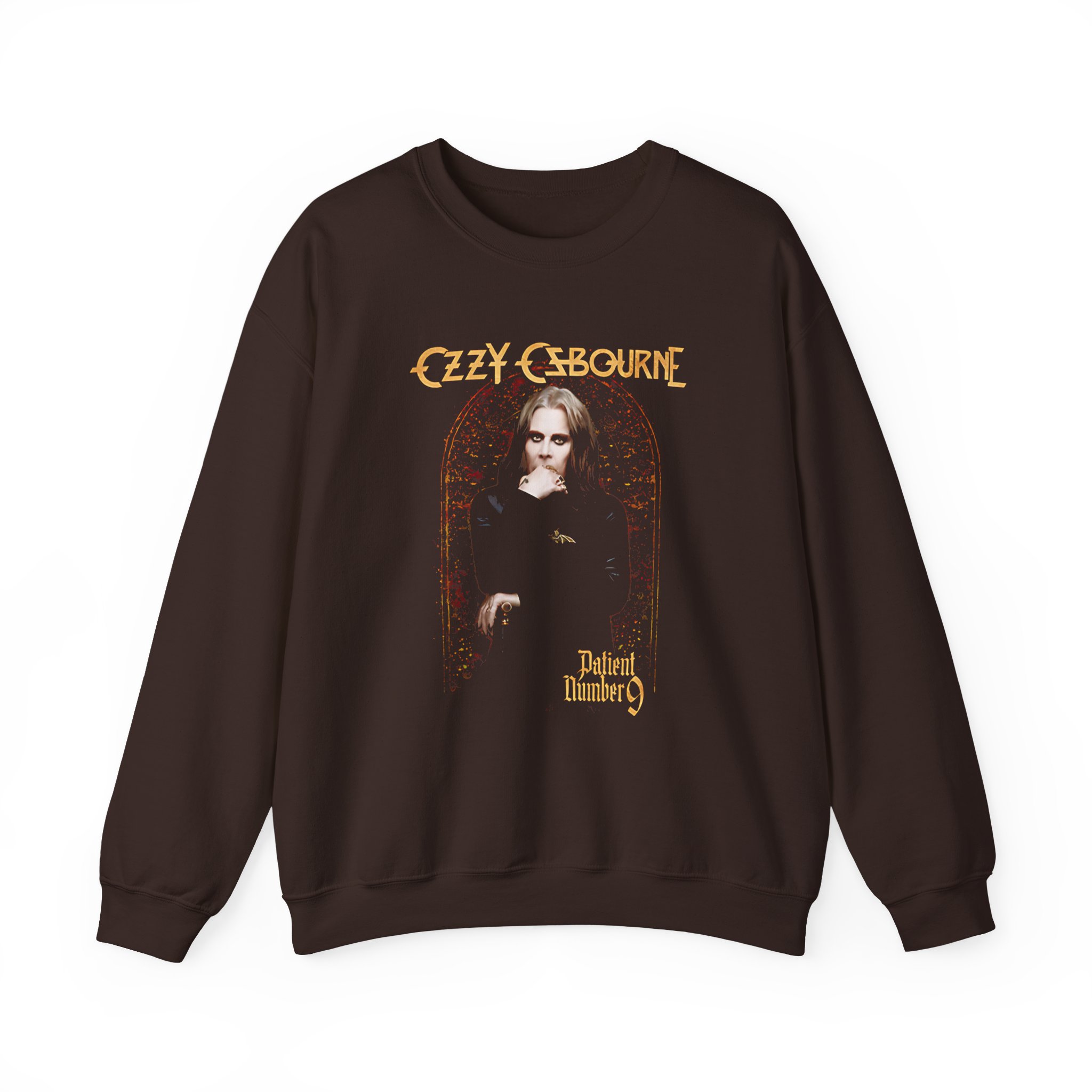 Ozzy Osbourne Patient No. 9 Rock & Roll Hall of Fame Unisex Heavy Blendâ„¢ Crewneck Sweatshirt