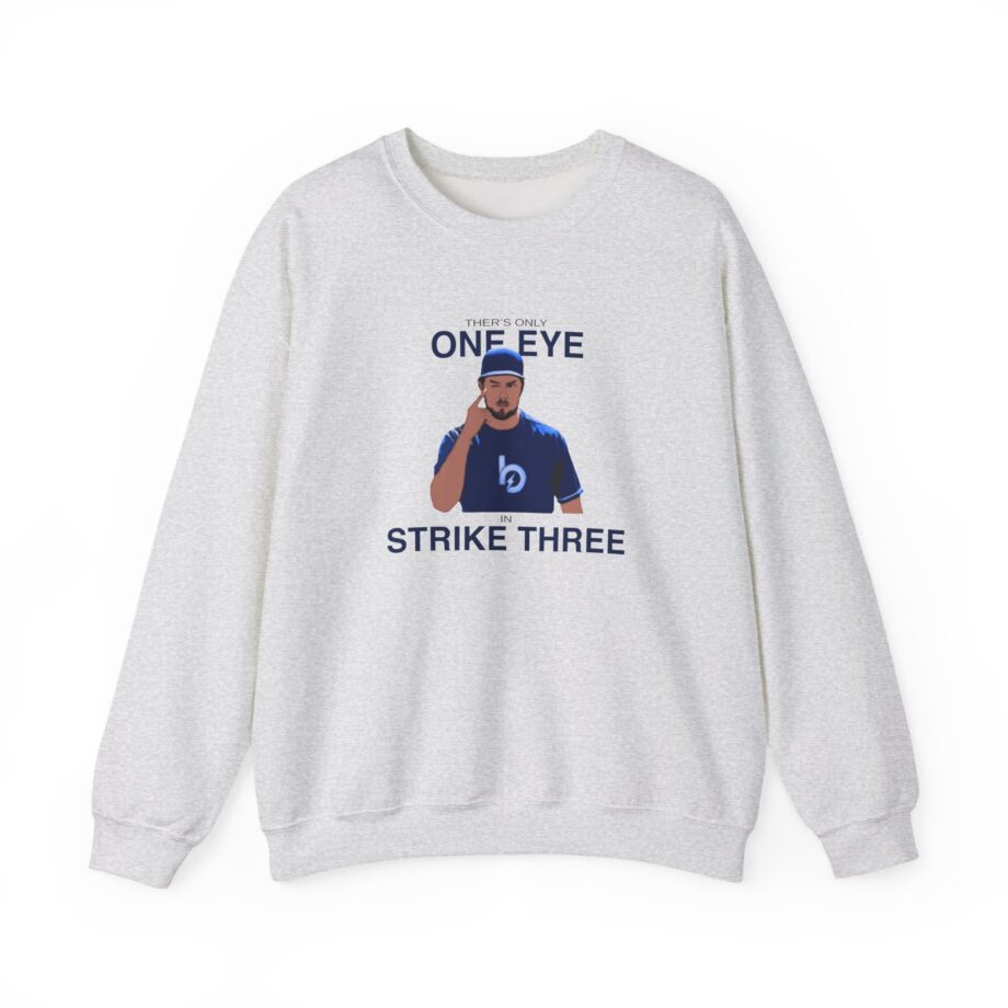 Trevor Bauer One Eye Strike Three Unisex Heavy Blend™ Crewneck Sweatshirt