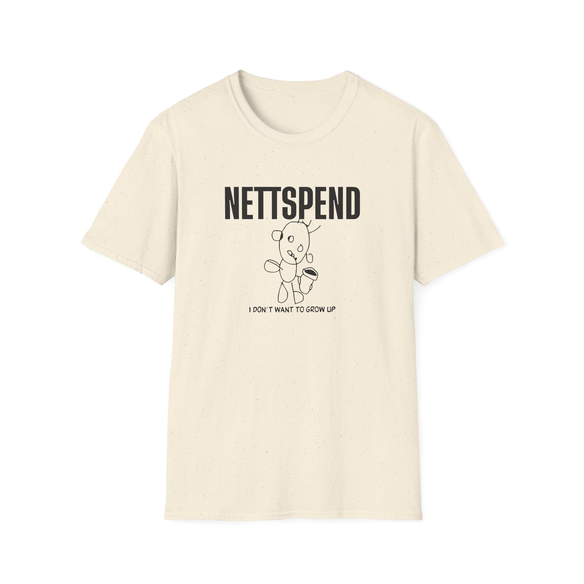 Nettspend I Dont Want to Grow Up Unisex Softstyle T-Shirt