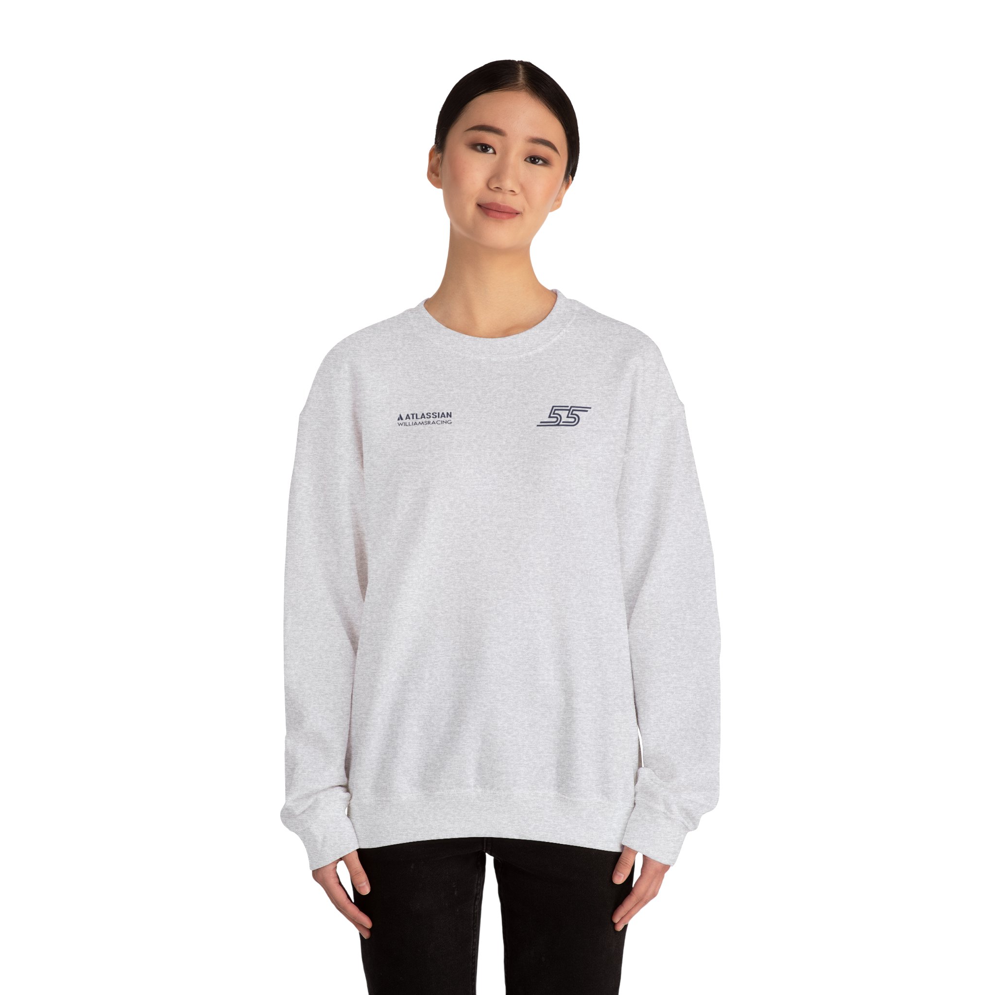 Carlos Sainz Atlassian Williams Racing Unisex Heavy Blendâ„¢ Crewneck Sweatshirt