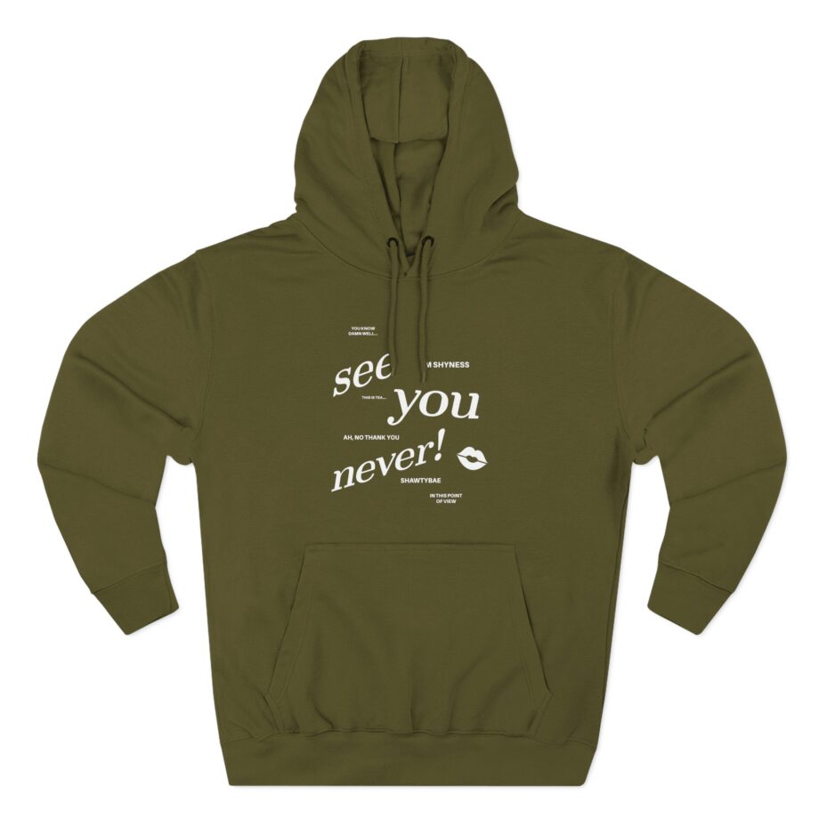 Shawty Bae Diss Gurrr Anniversary Three-Panel Fleece Hoodie