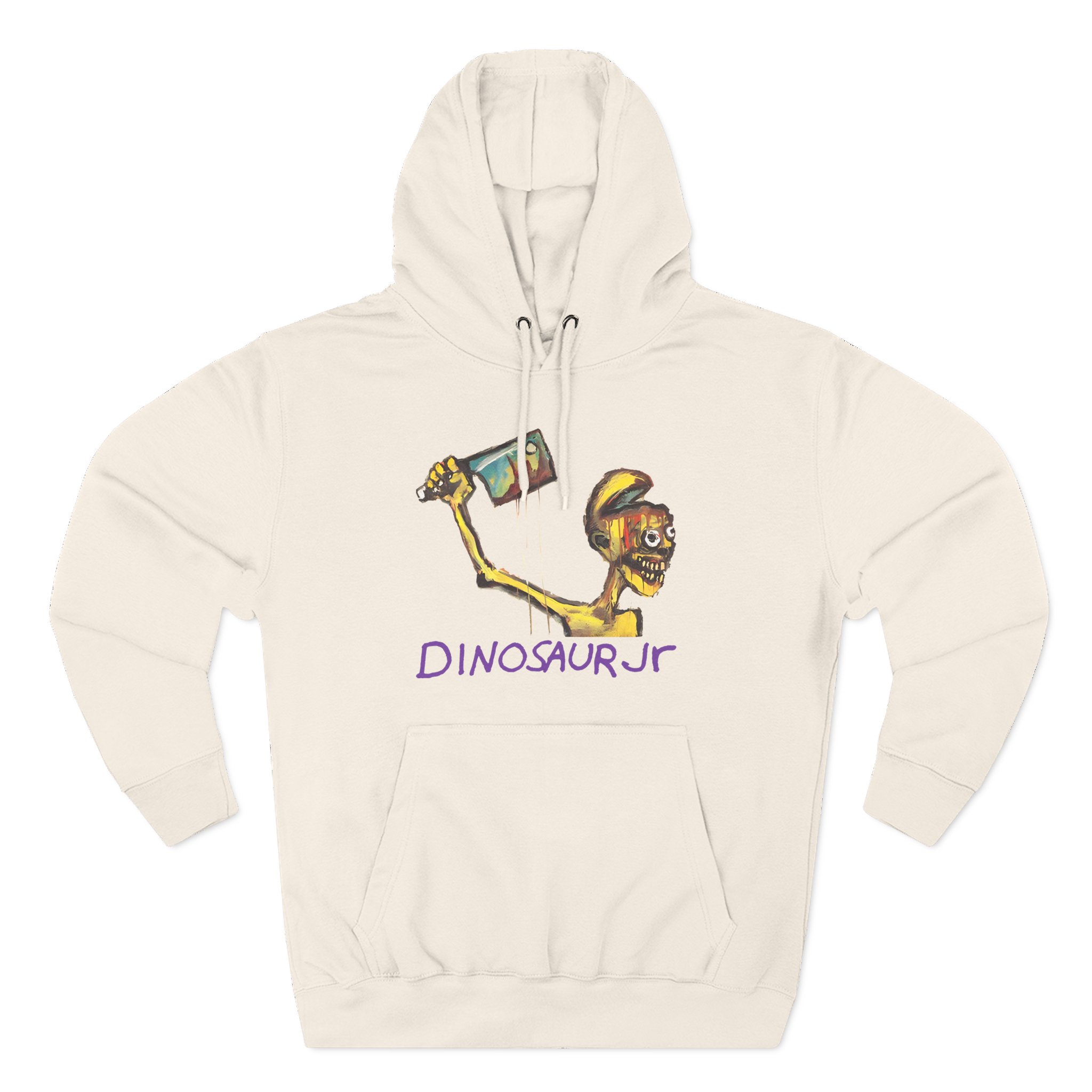 Dinosaur Jr Start Choppin Three-Panel Fleece Hoodie