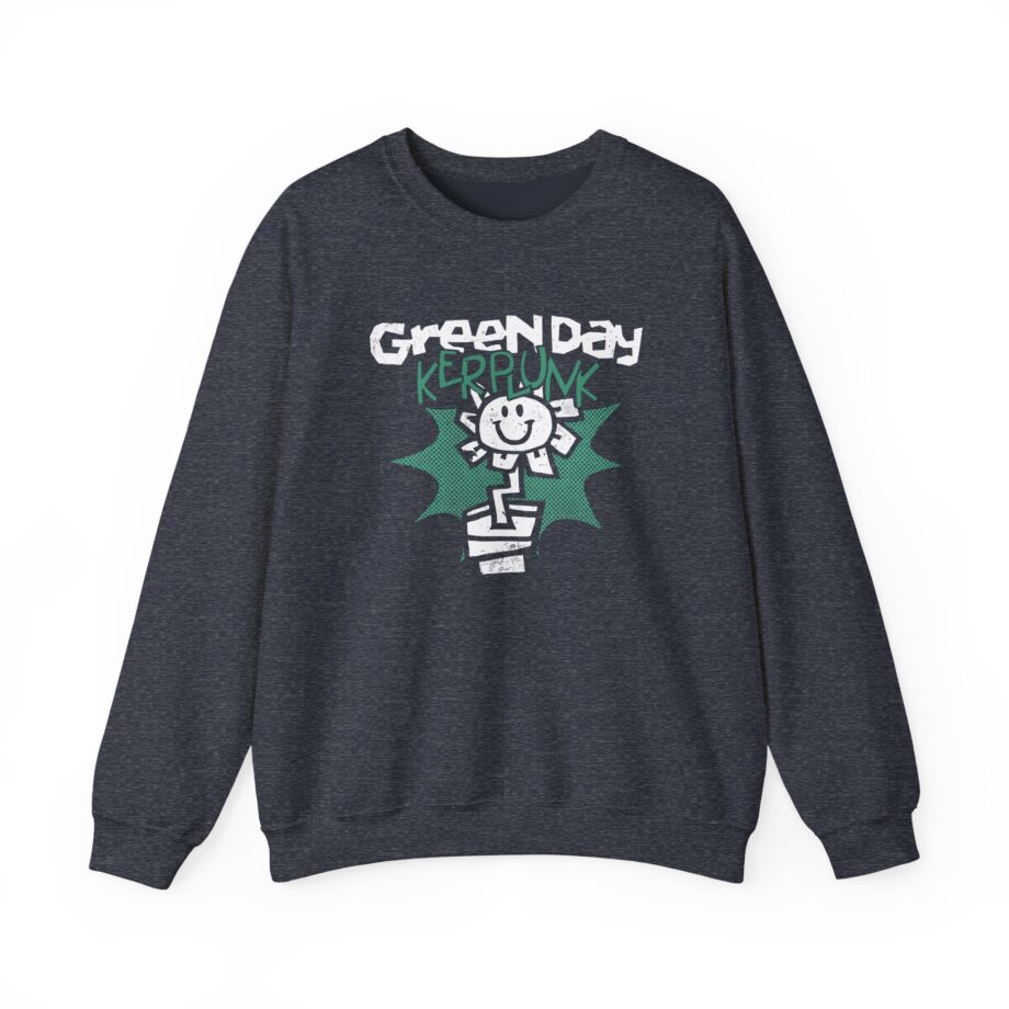 Green Day Kerplunk Vintage Flower Unisex Heavy Blend™ Crewneck Sweatshirt