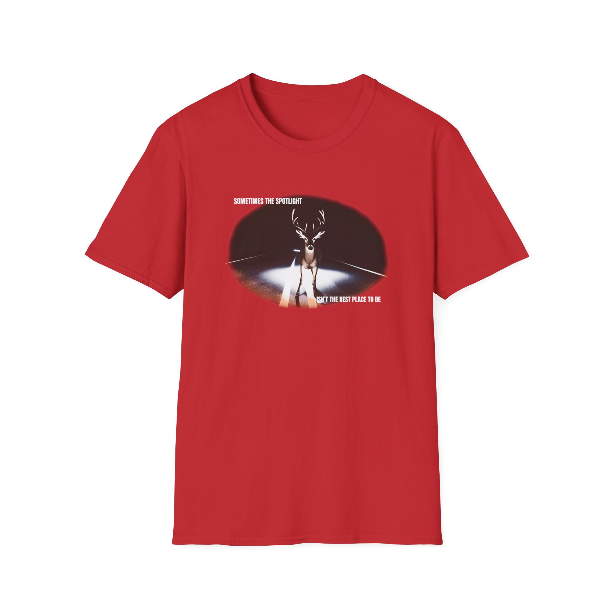 Fresh Love Red Spotlight Unisex Softstyle T-Shirt
