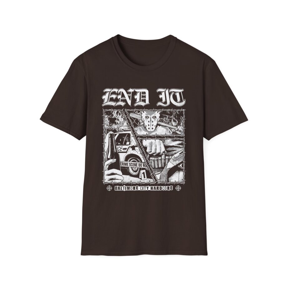End It Crime Scene Unisex Softstyle T-Shirt