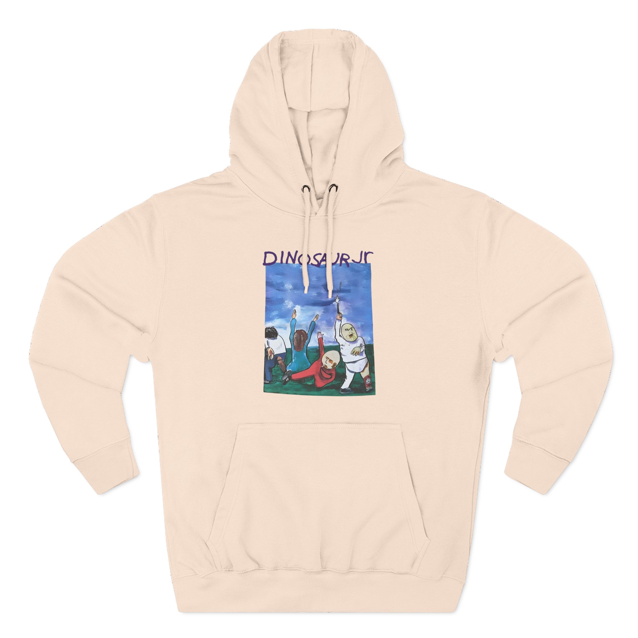Dinosaur Jr Without a Sound Back Cover Three-Panel Fleece Hoodie
