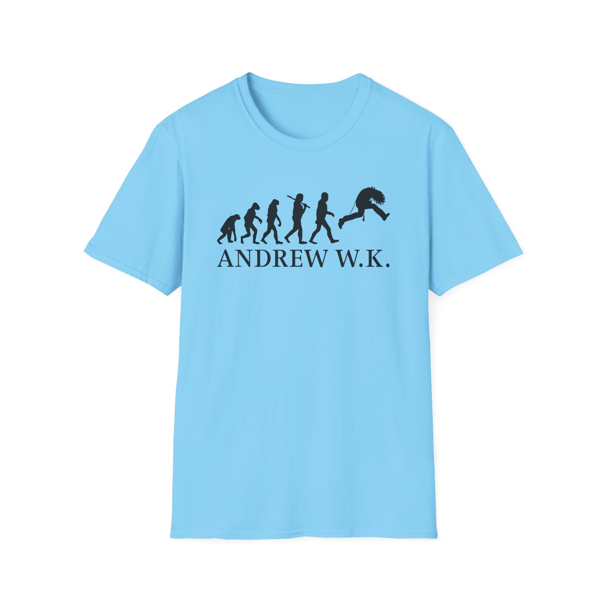 Andrew Wk Evolution of Partying Unisex Softstyle T-Shirt