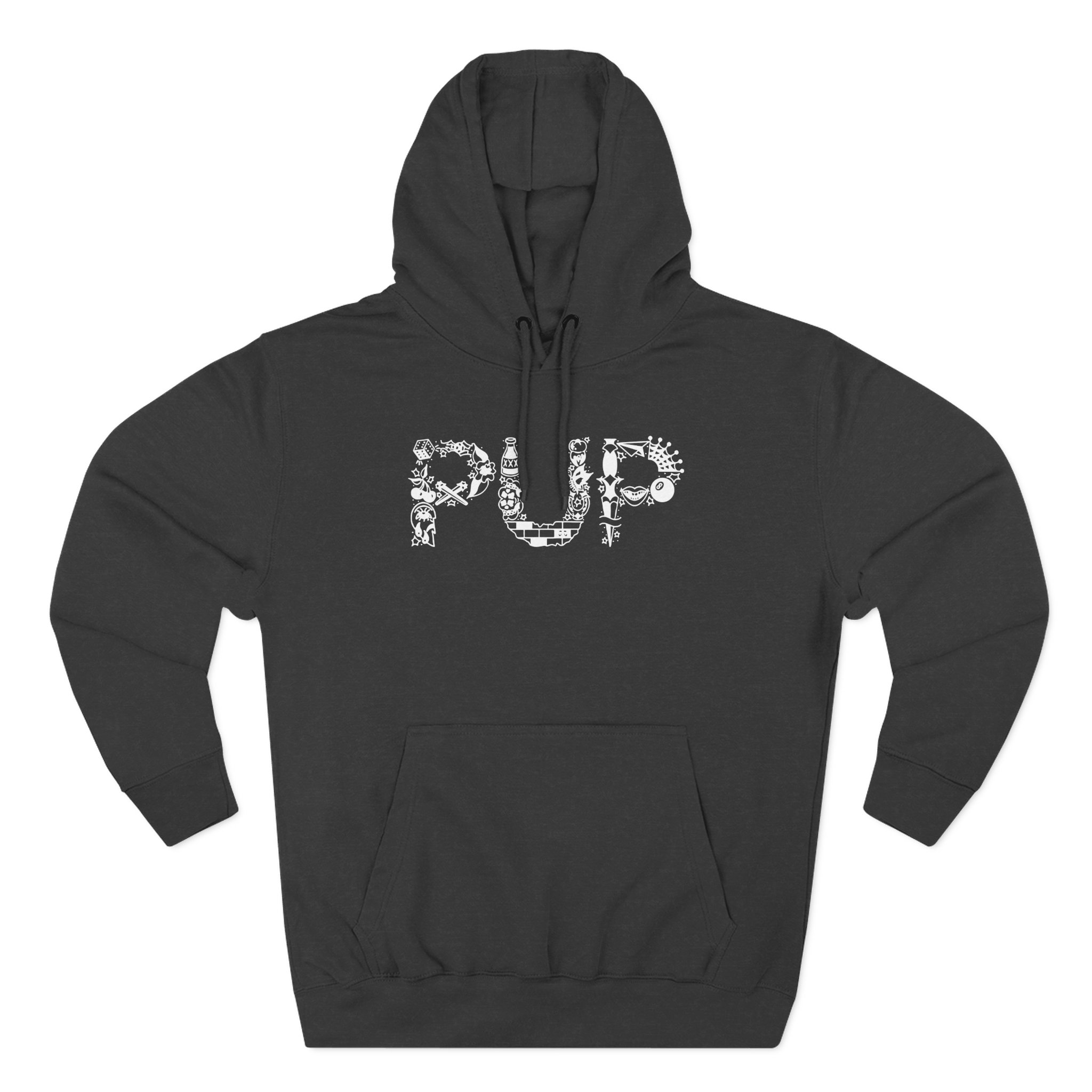Pup Flash Logo Three-Panel Fleece Hoodie