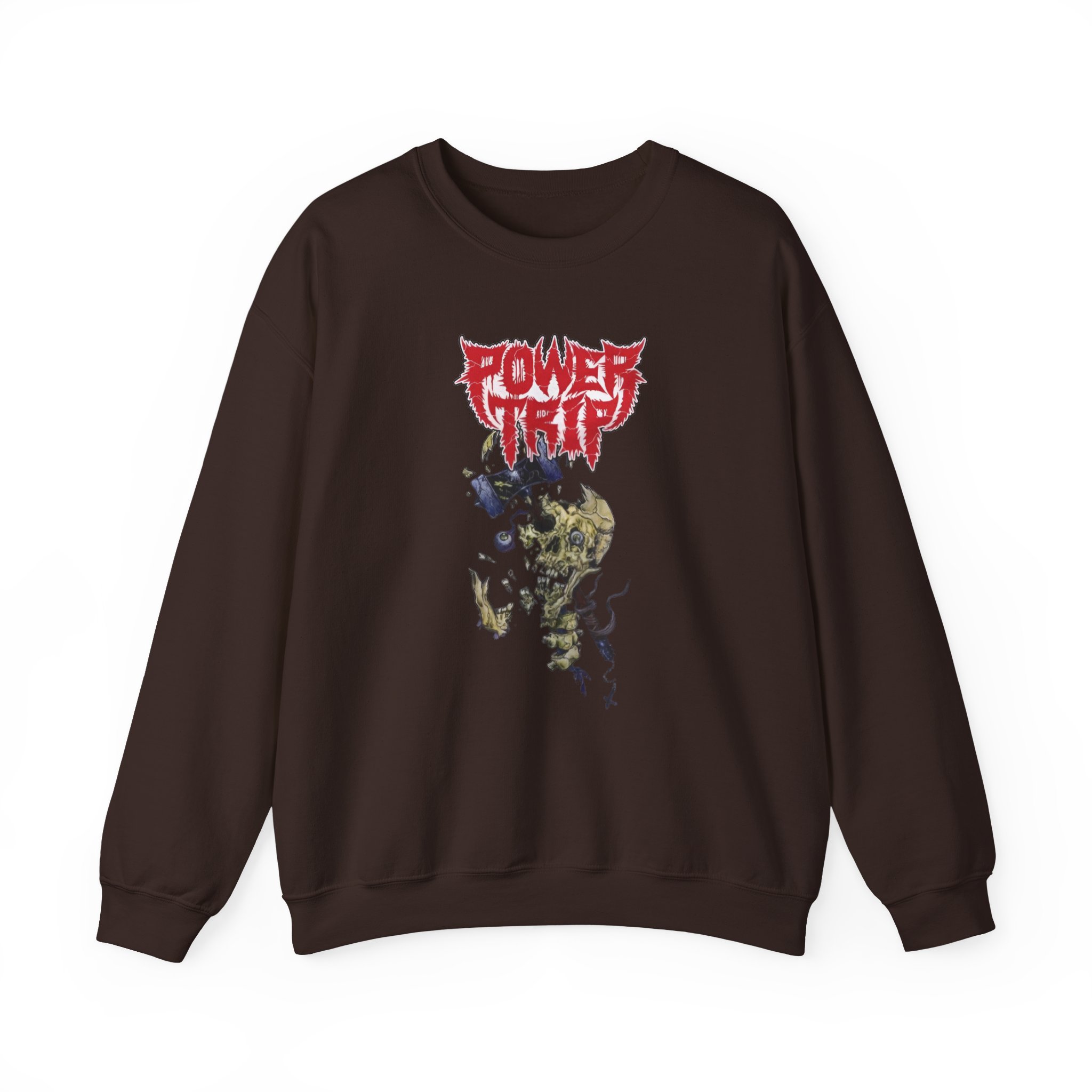 Power Trip Hammer Skull Unisex Heavy Blendâ„¢ Crewneck Sweatshirt