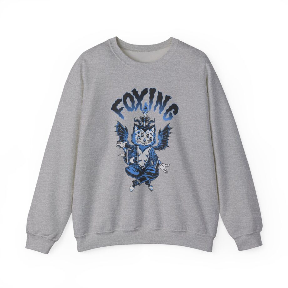 Foxing Four-eyed Cat Unisex Heavy Blend™ Crewneck Sweatshirt