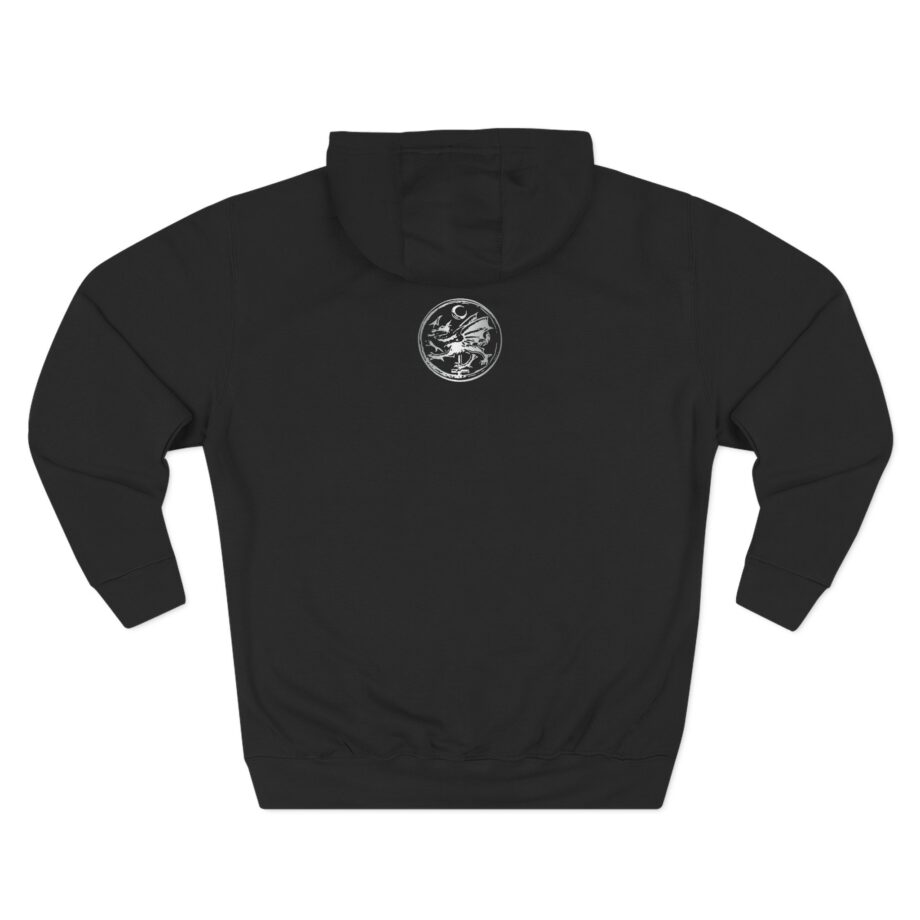 Cradle of Filth Silver Logo Three-Panel Fleece Hoodie