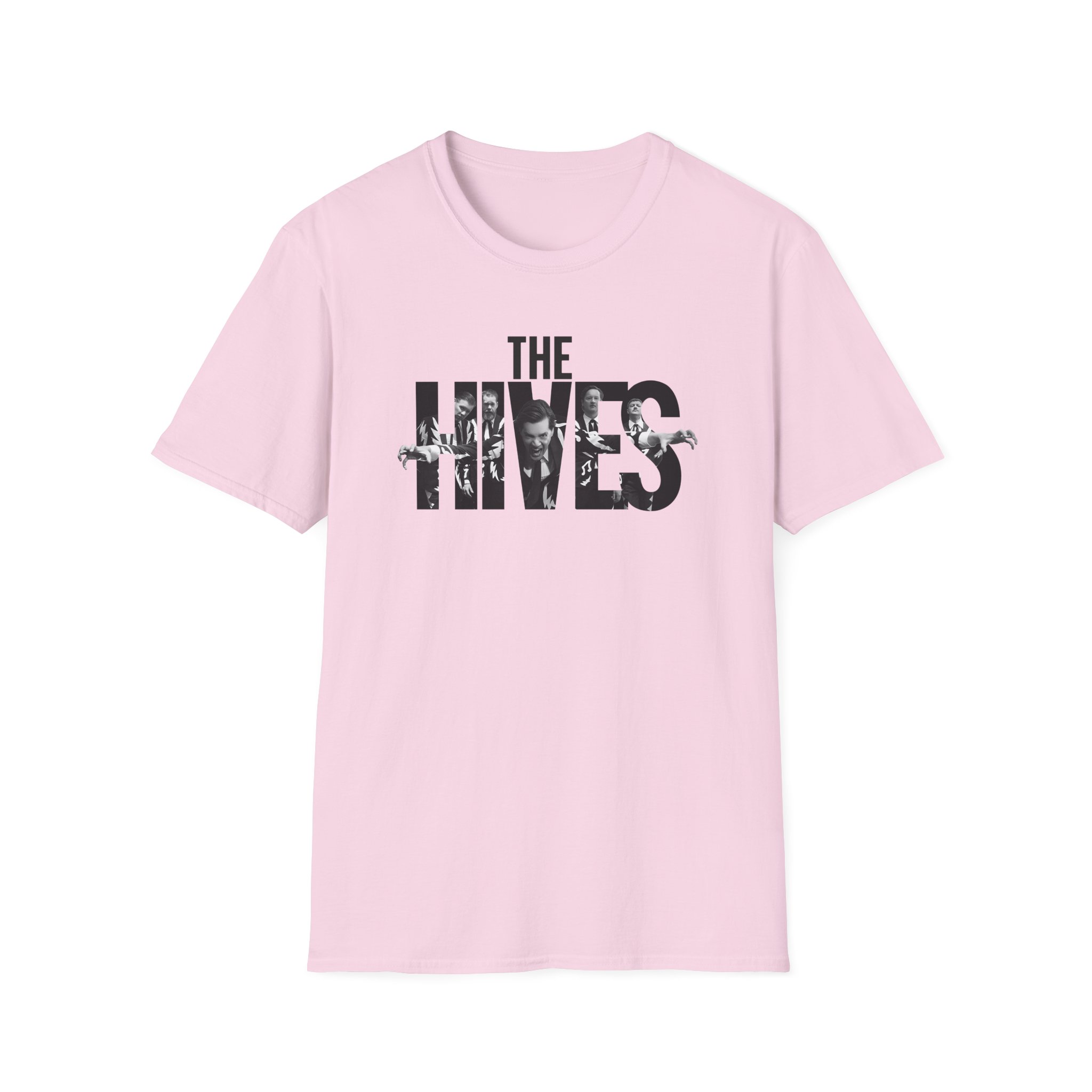 The Hives Logo Photo Infill Unisex Softstyle T-Shirt