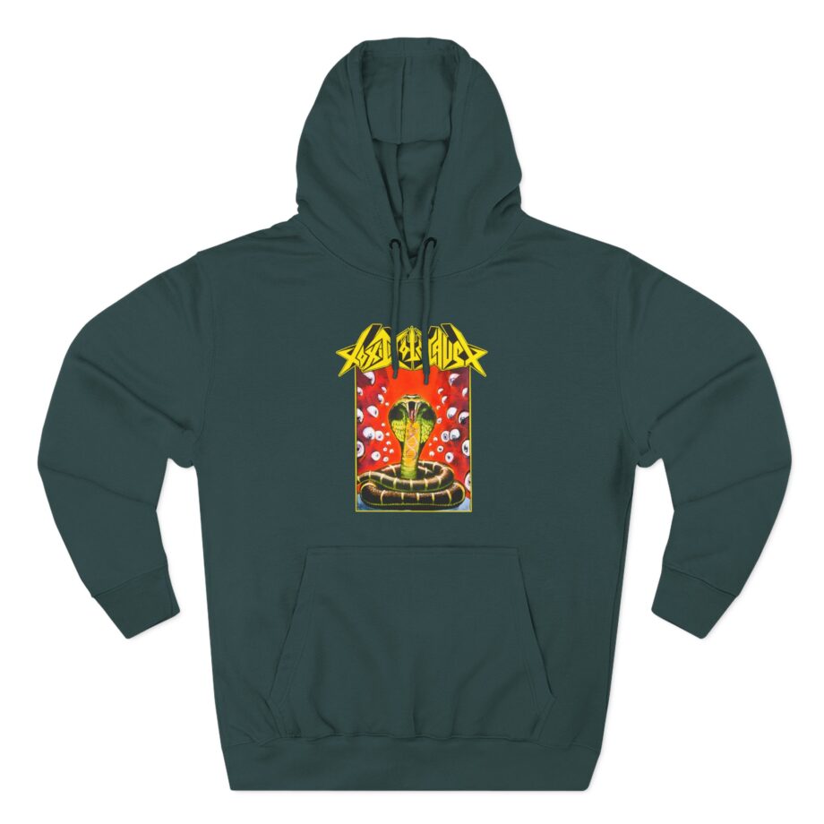 Toxic Holocaust Chemistry of Consciousness Album Art Three-Panel Fleece Hoodie