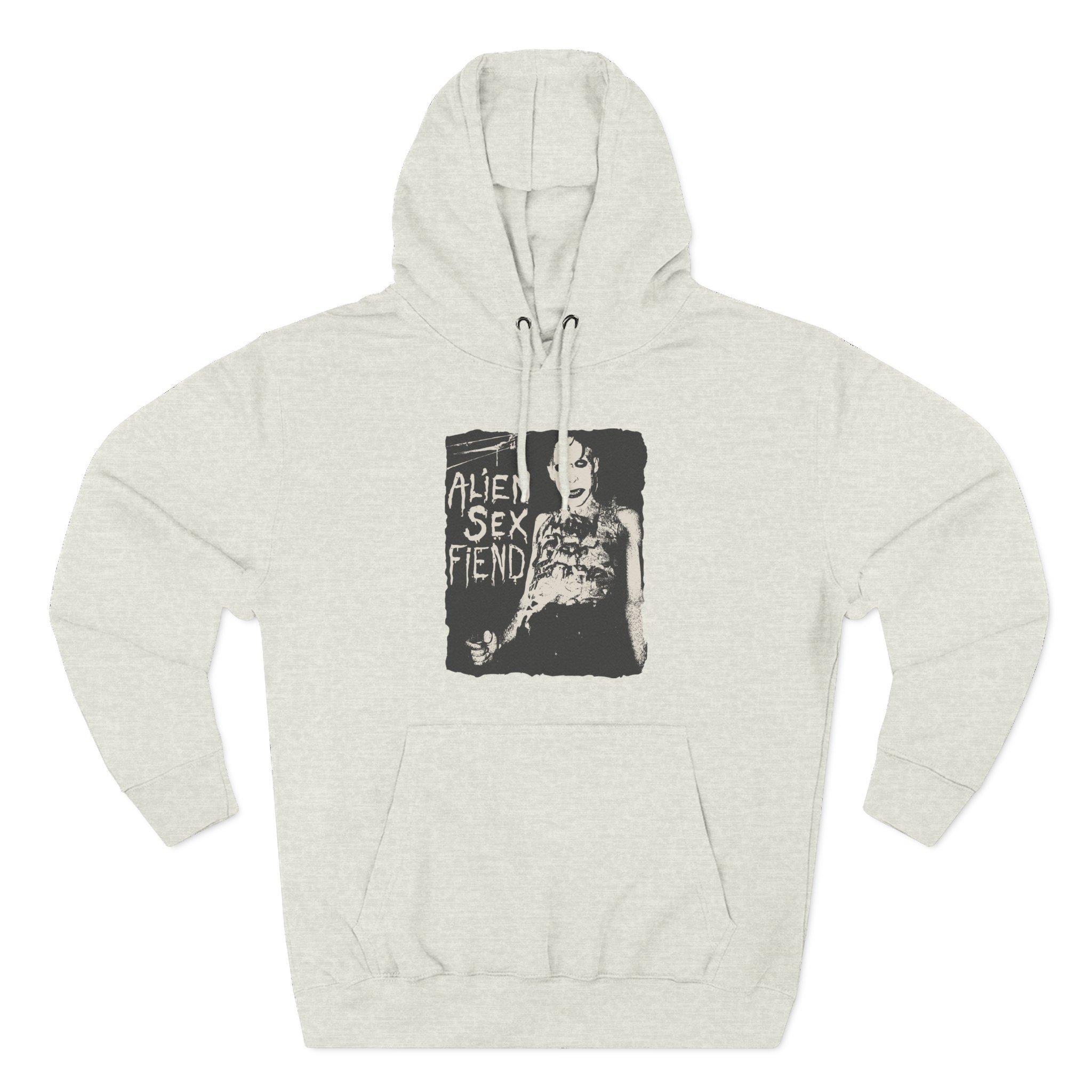 Alien Sex Fiend Nik Fiend Three-Panel Fleece Hoodie