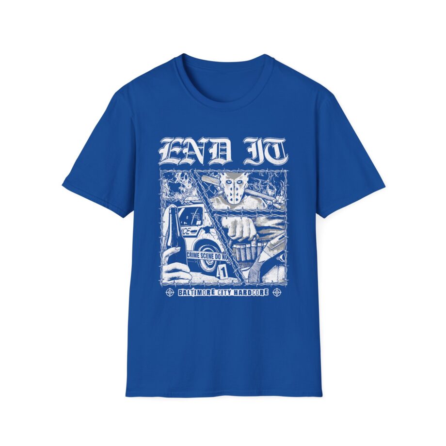 End It Crime Scene Unisex Softstyle T-Shirt