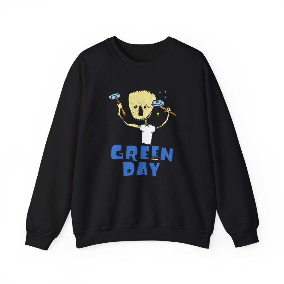 Green Day Nimrod Vintage Hammer Unisex Heavy Blend™ Crewneck Sweatshirt