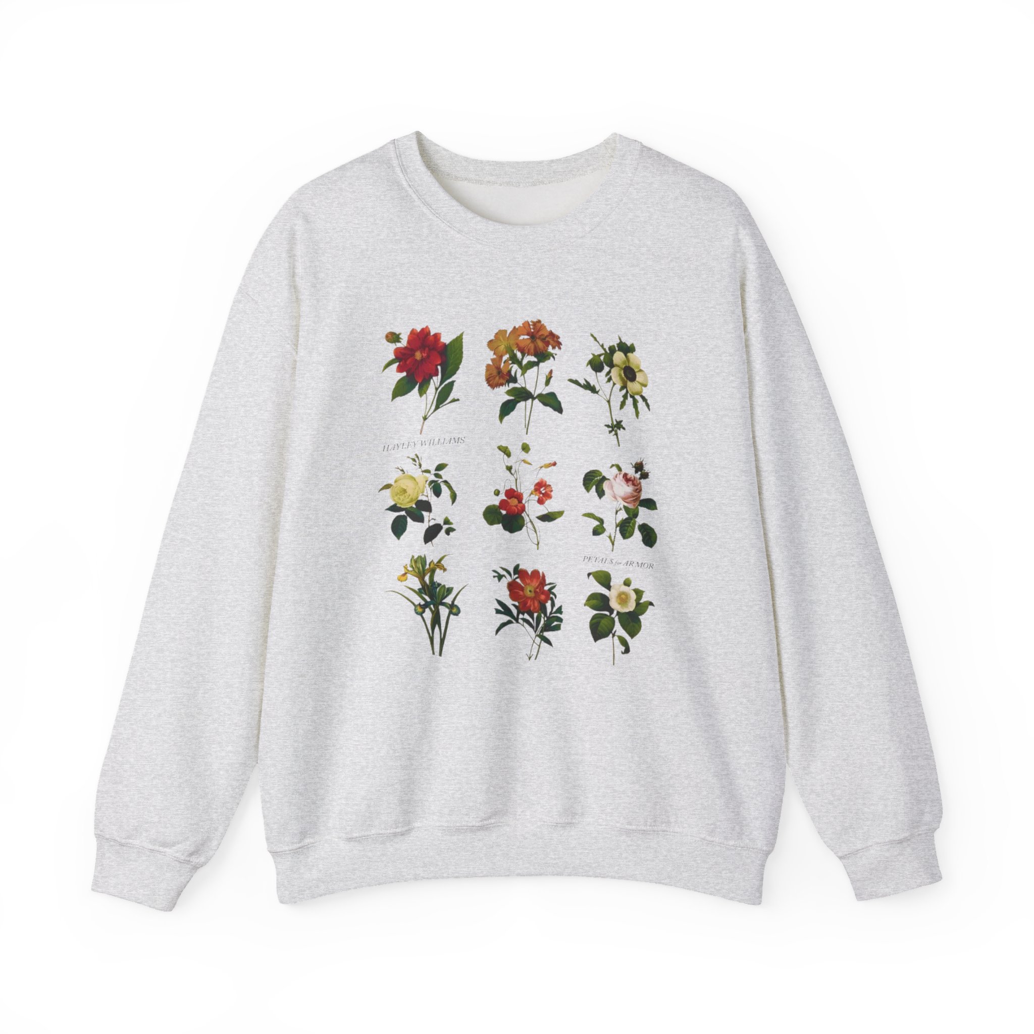 Hayley Williams Petals for Armor Floral Girls Unisex Heavy Blendâ„¢ Crewneck Sweatshirt
