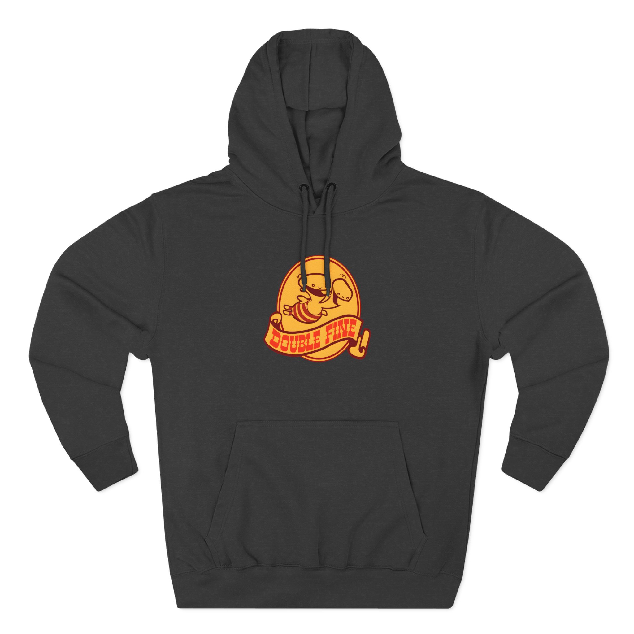 Double Fine Golden Two-headed Baby Three-Panel Fleece Hoodie